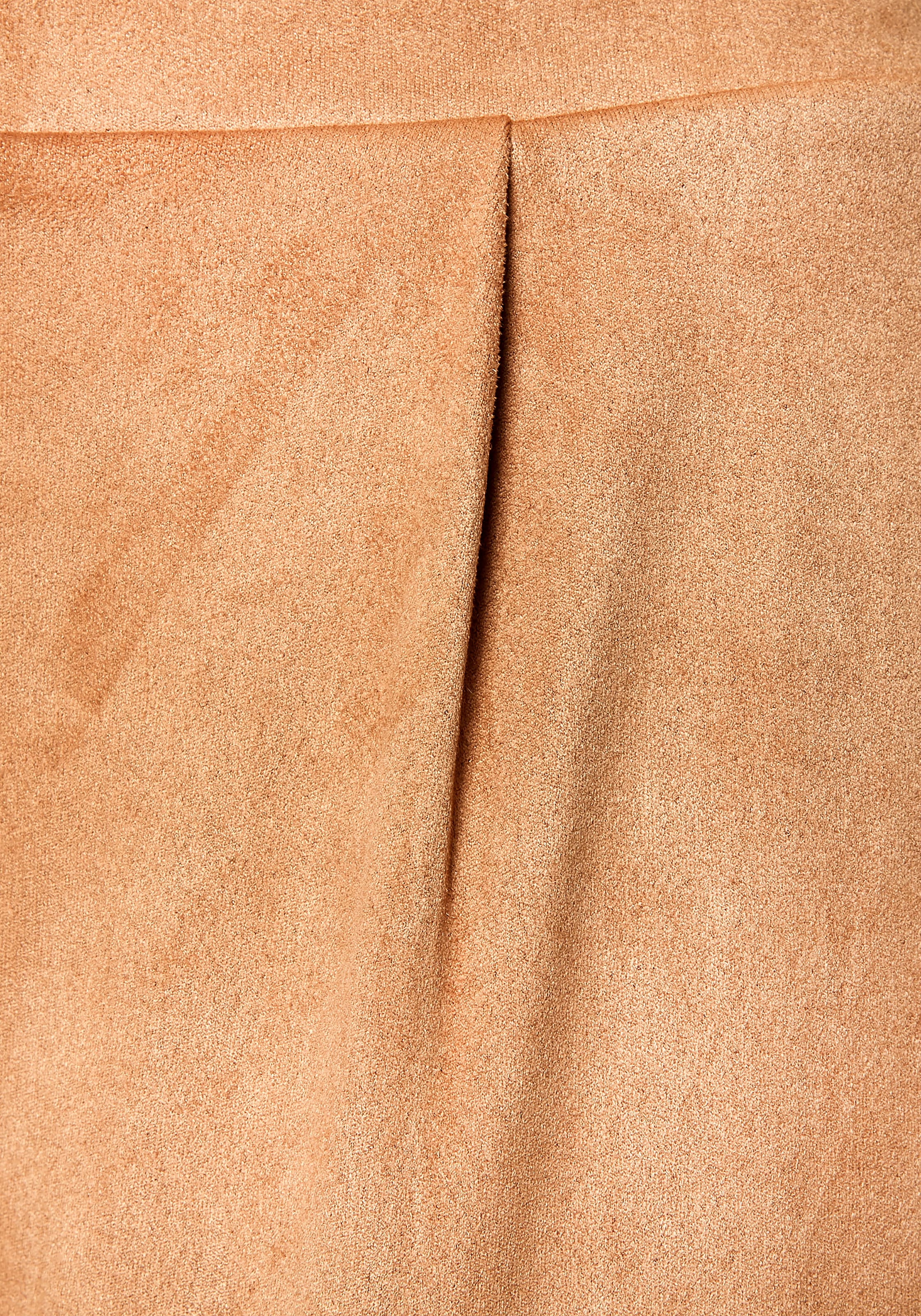 LASCANA Schlupfhose, aus Velourlederimitat mit Taschen, bequeme Stoffhose, Gummizugbund