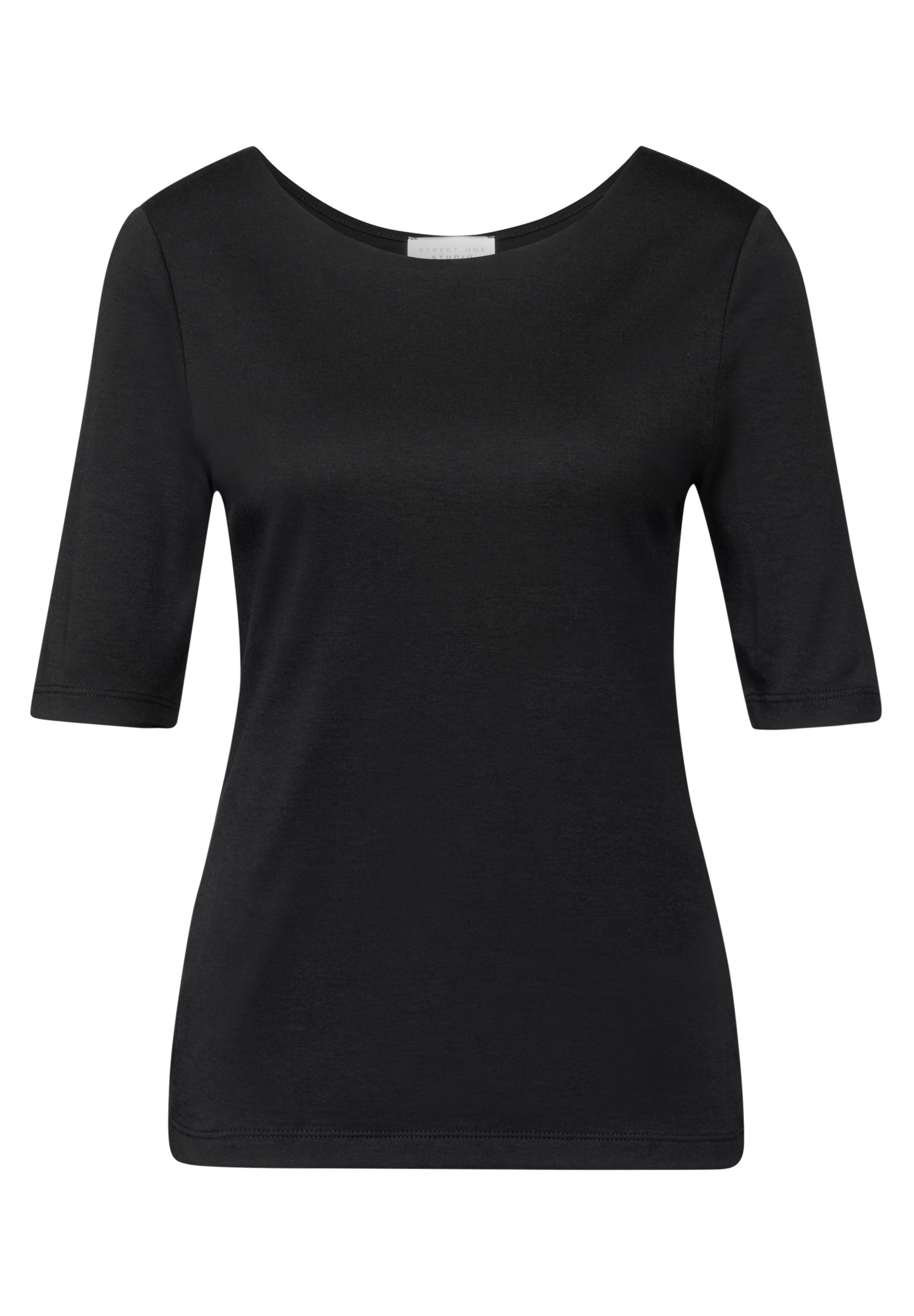 STREET ONE STUDIO T-Shirt, aus softem Materialmix