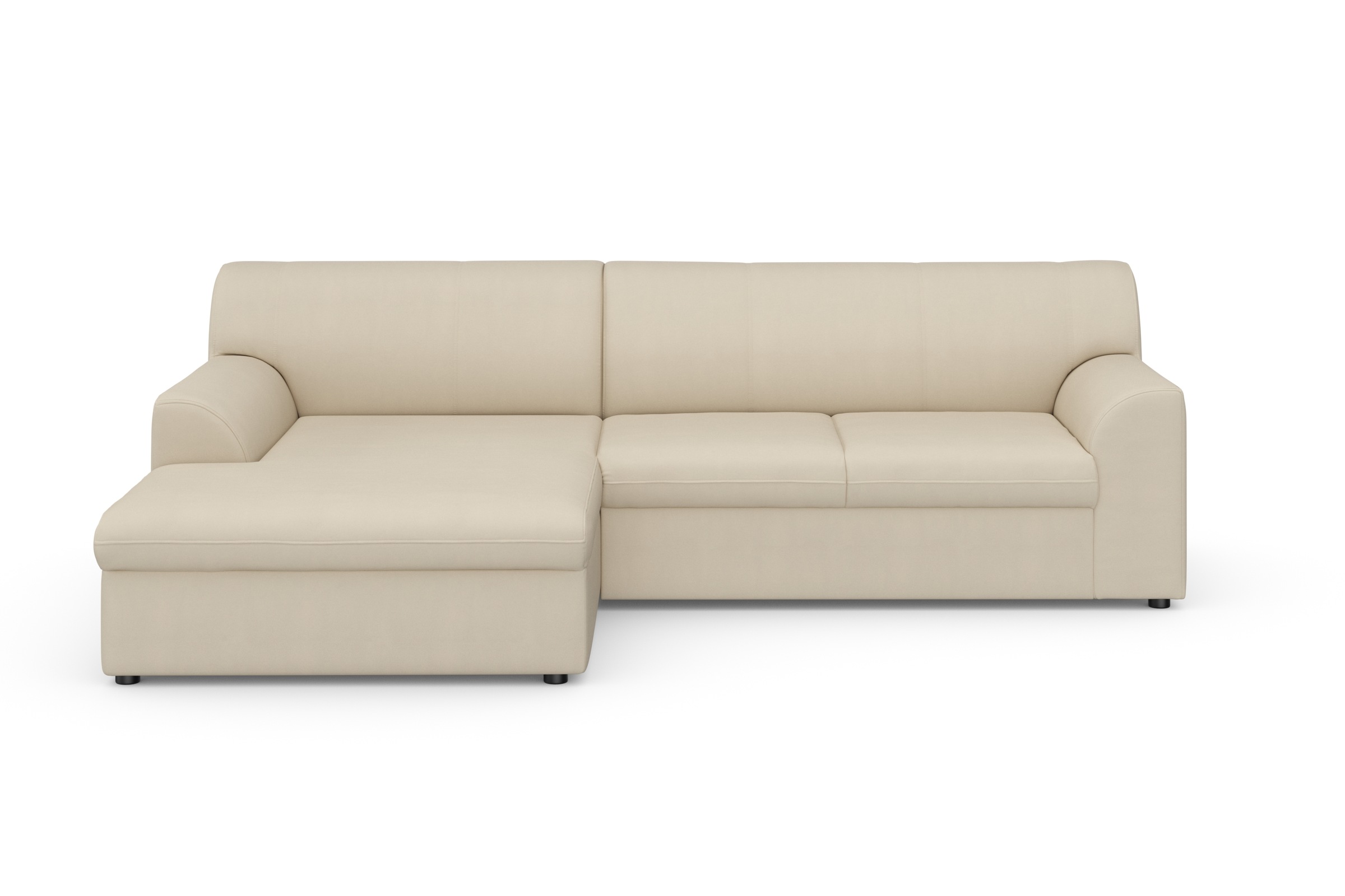 DOMO collection Ecksofa "Topper, elegant und zeitlos, kompaktes Stellmaß 24 günstig online kaufen