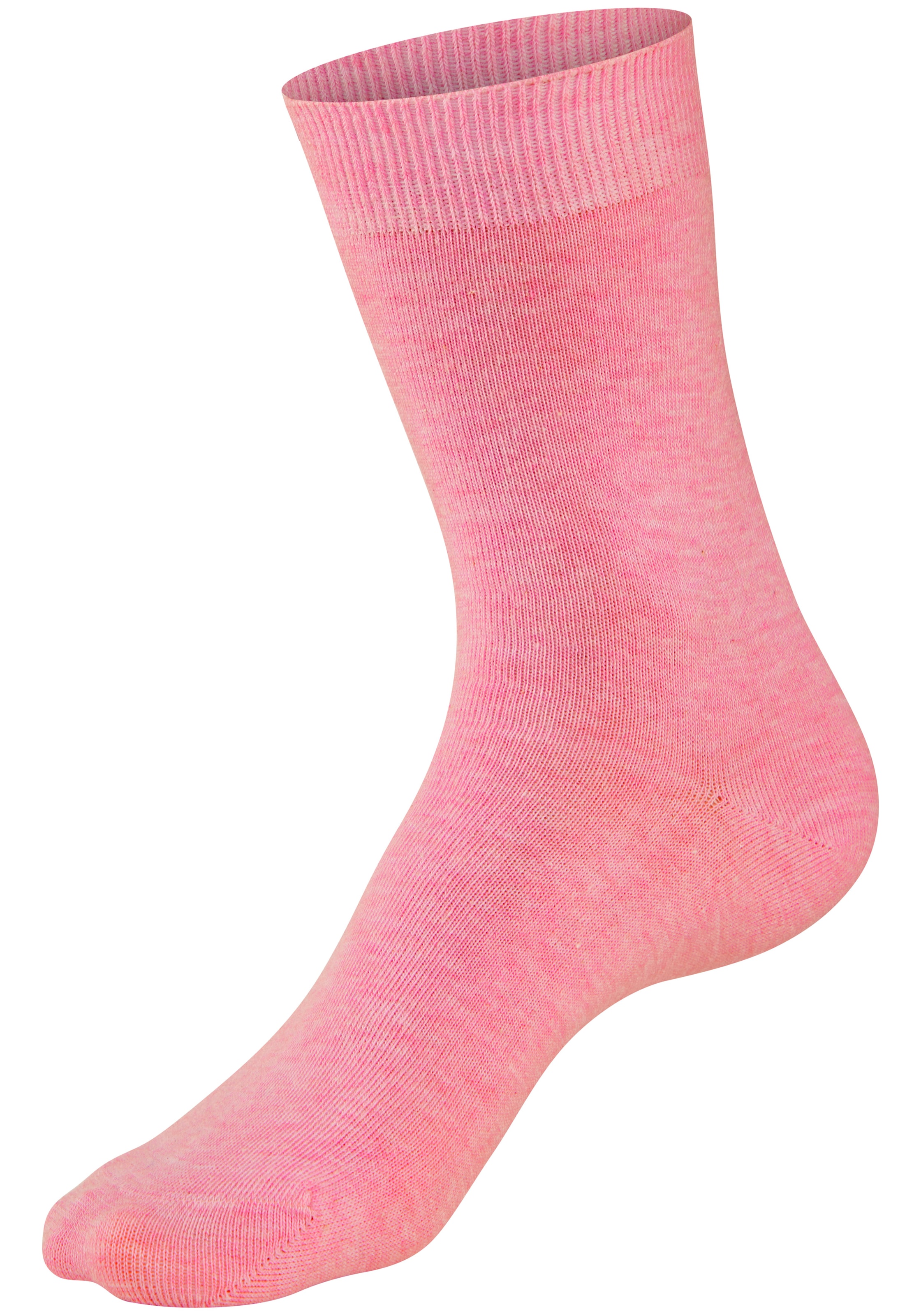 H.I.S Basicsocken »Damensocken, frische melierte Farben; casual« Packung, 20 Paar tlg. Alltagssocken in der Großpackung