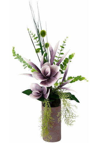 I.GE.A. Kunstpflanze »Arrangement Soft-Magnoli...