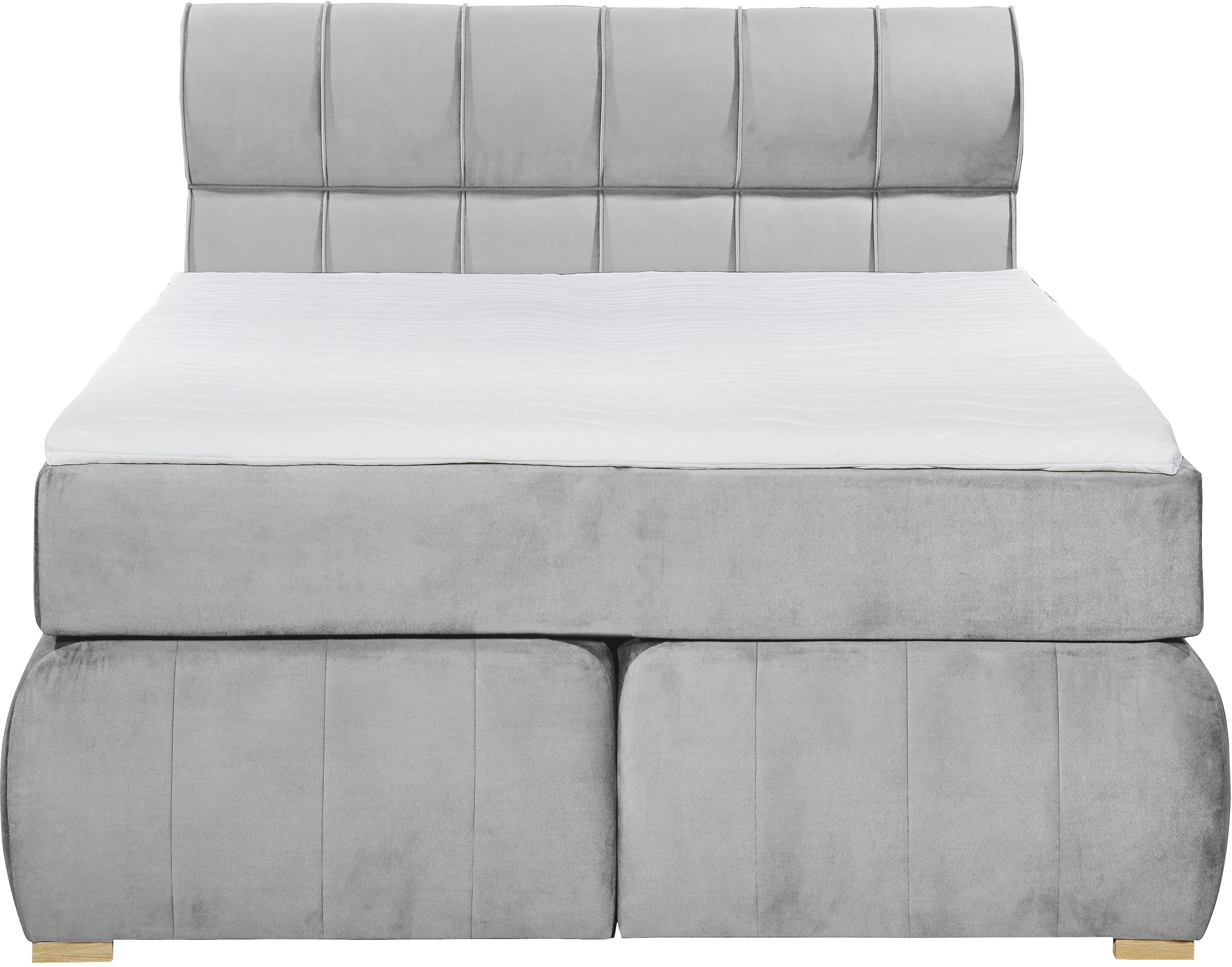 Thumbnail - PLACES OF STYLE Boxspringbett "Felicia" in H4, inkl. Topper und Bettkasten