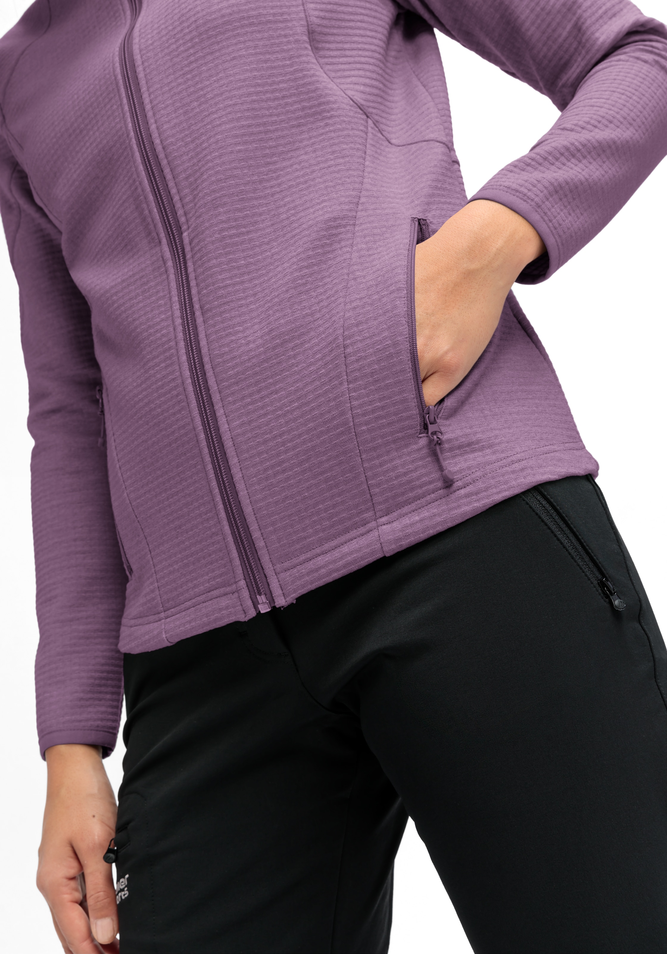 Maier Sports Fleecejacke "Tesila Hood W", Damen Midlayer, atmungsaktiv schn günstig online kaufen