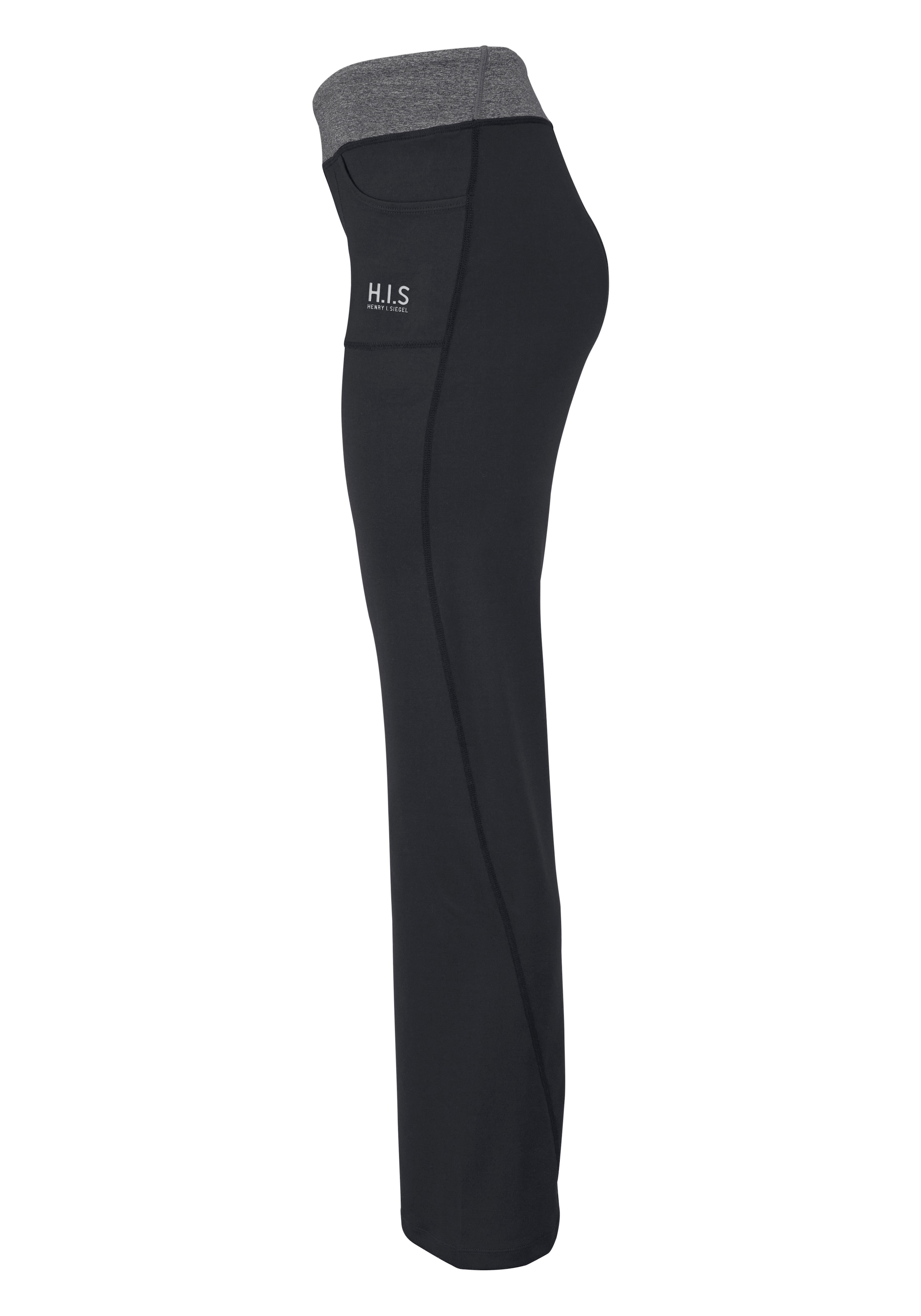 H.I.S Jazzpants »aus recyceltem Material«, Bund mit Wickeloptik