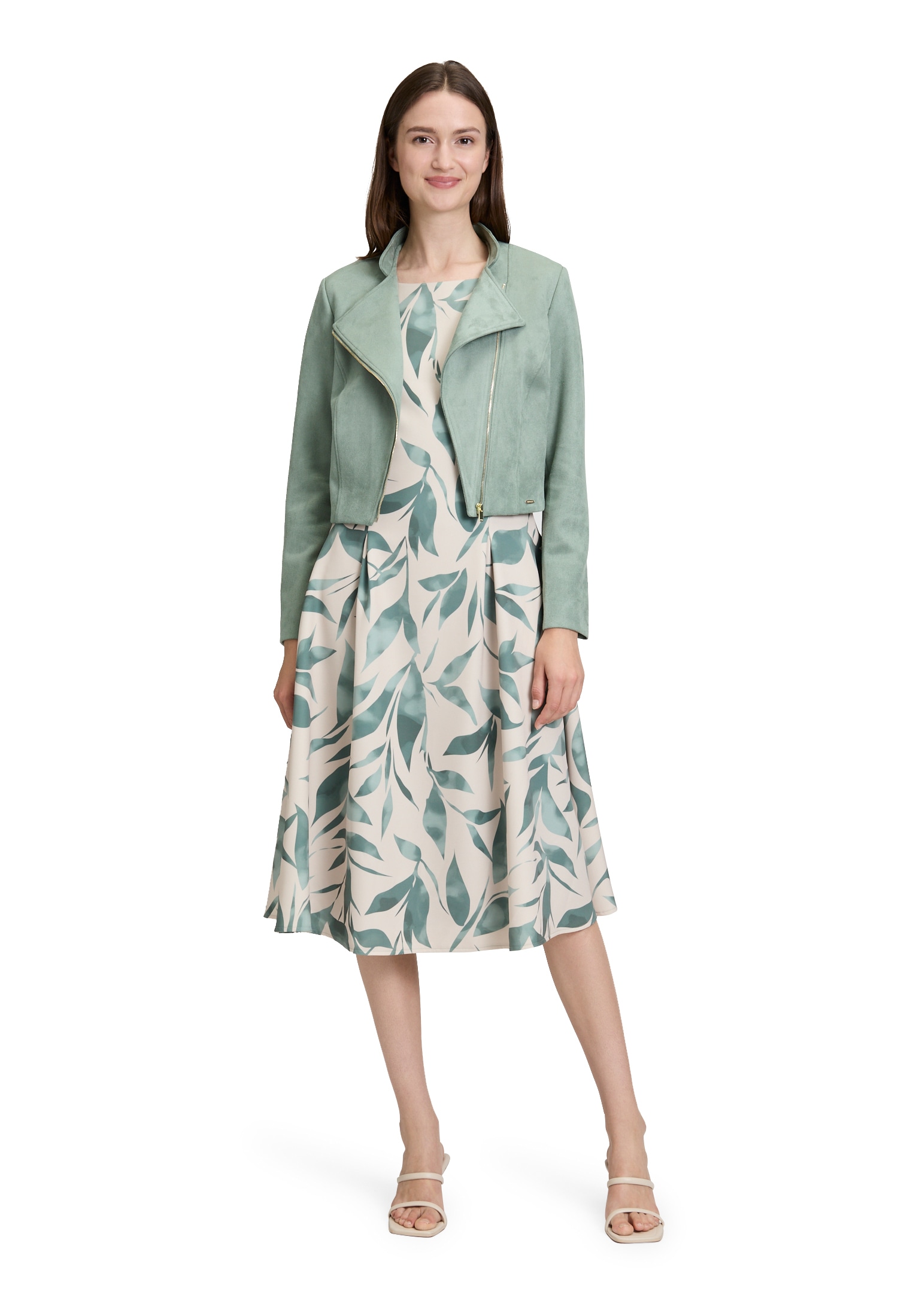 Betty&Co Cocktailkleid »Damen mit Aufdruck« Ohne Tasche