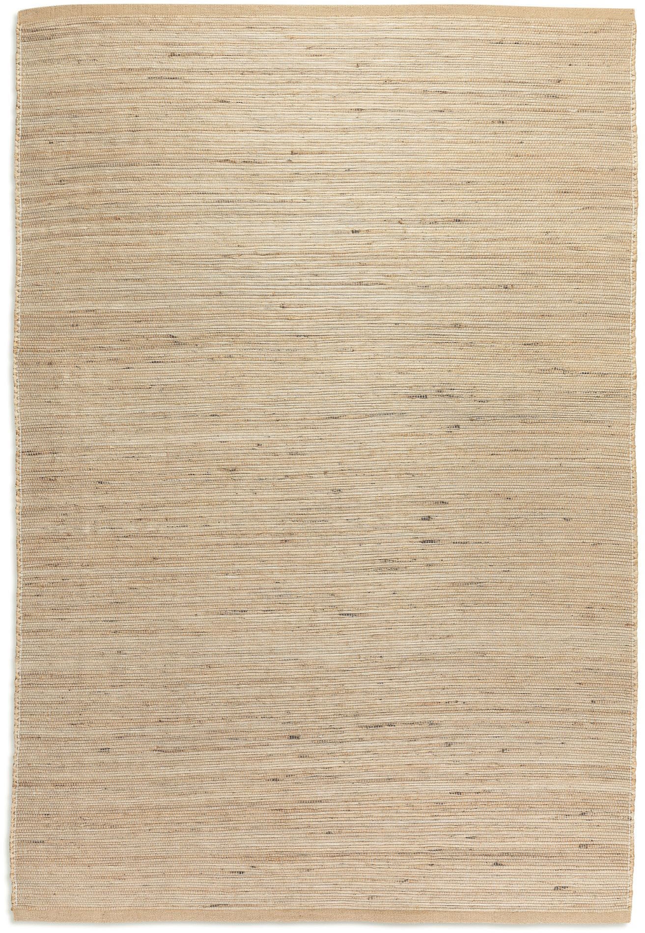 HANSE Home Teppich »Dhaka Juteteppich«, rechteckig, 5 mm Höhe, Läufer, handgewebt, Jute, Wolle, Natur, Wohnzimmer, Flur, Klassisch