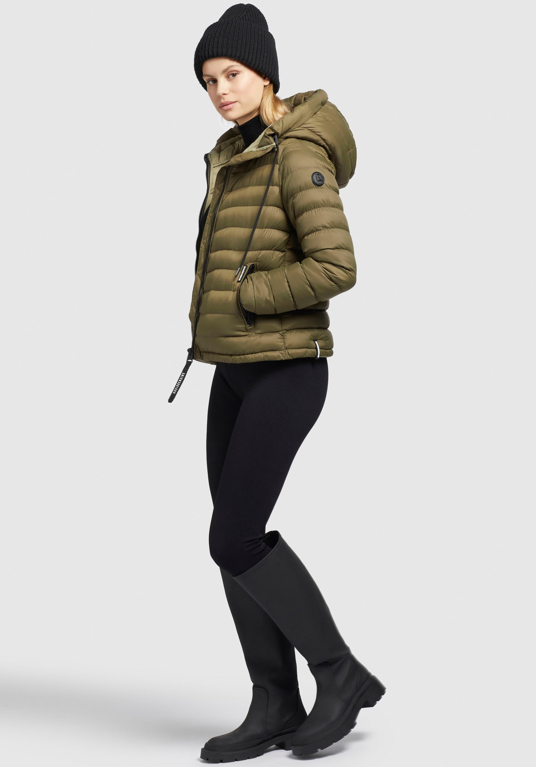khujo Outdoorjacke »LOVINA5 SOFT«, mit Kapuze