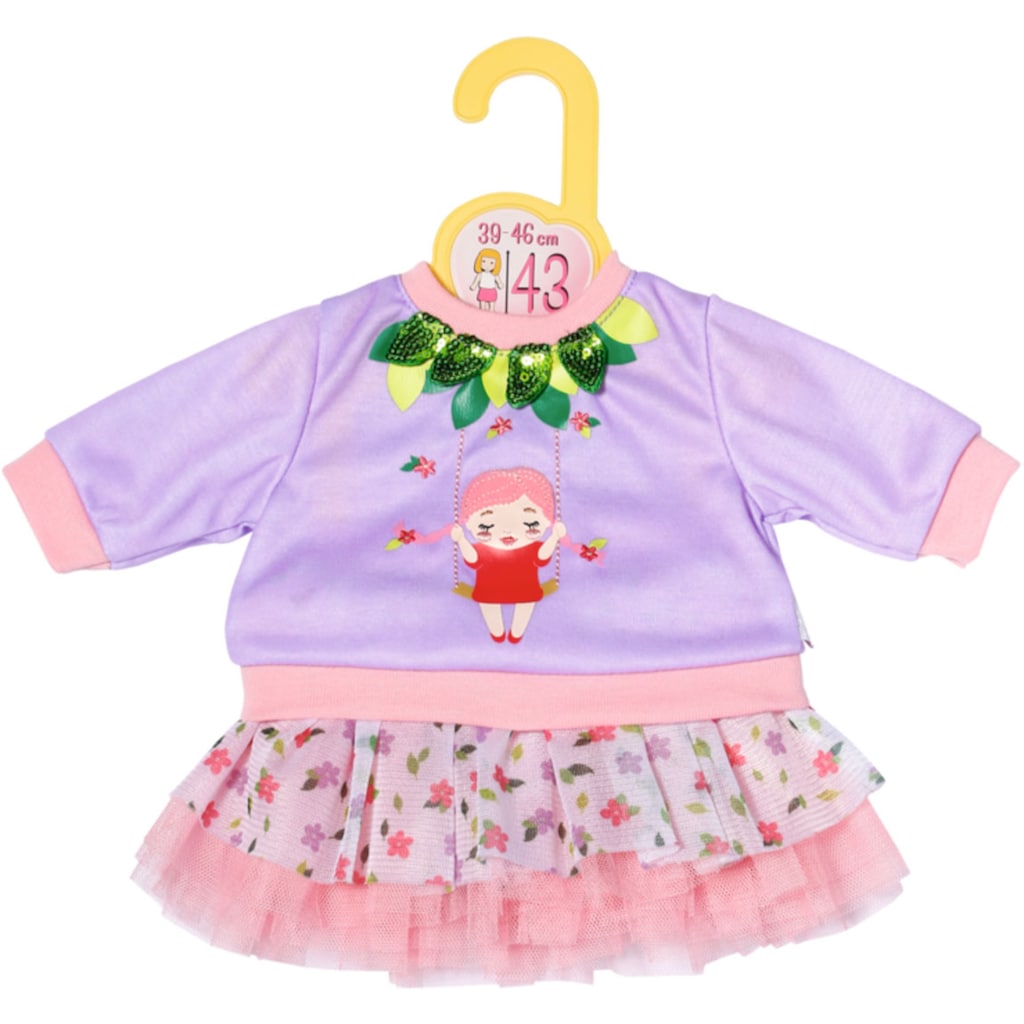 Zapf Creation® Puppenkleidung »Dolly Moda, Pulli & Tutu Baumschaukel, 43 cm«