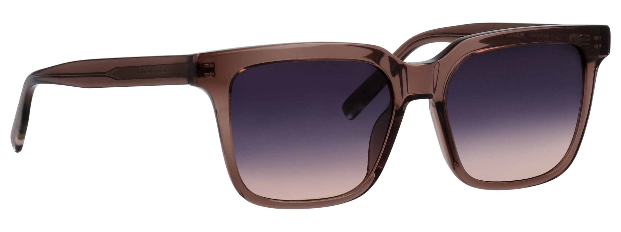 TOM TAILOR Sonnenbrille »Modell 676015« Form Karree/Soft, Logoschriftzug auf Bügel, Kunststofffassung