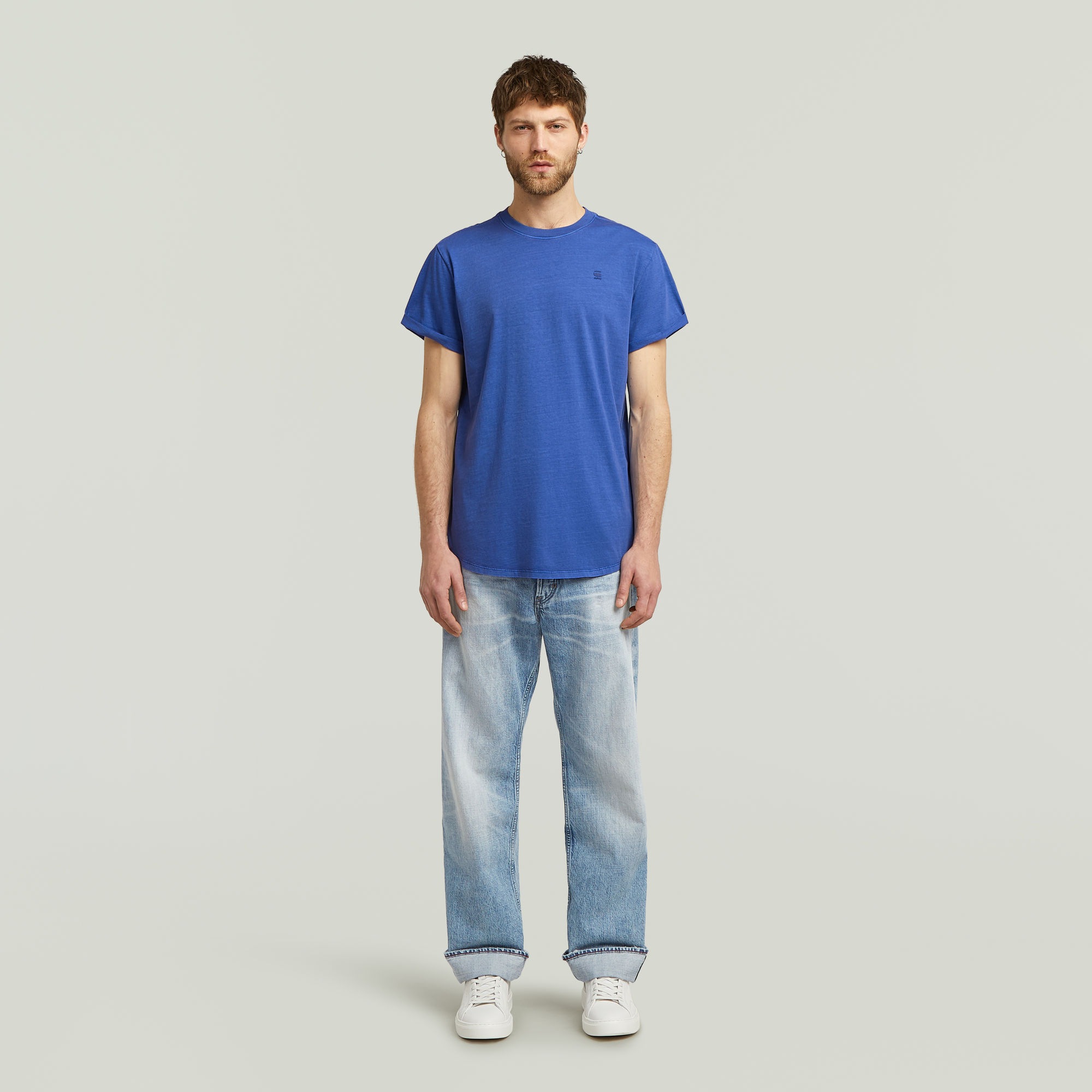 G-STAR Kurzarmshirt »Lash«, Rundhals, Logoapplikation