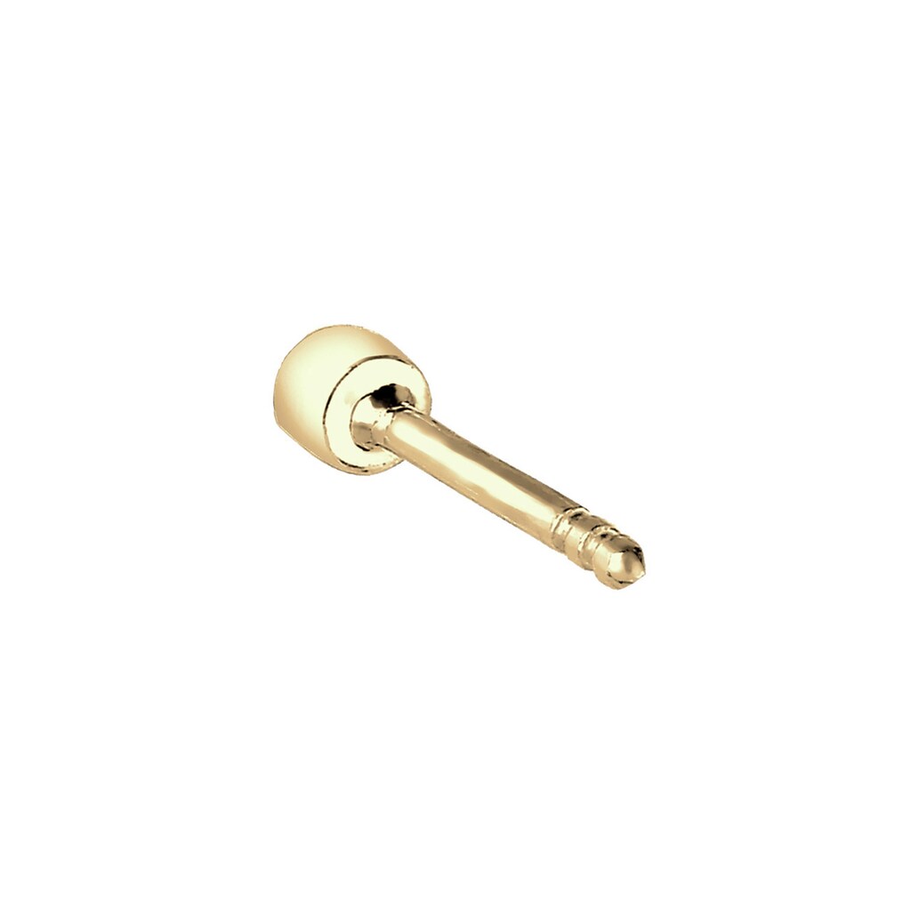 Elli DIAMONDS Paar Ohrstecker »Single Stecker Diamant (0.03ct) Basic 375 Gelbgold«