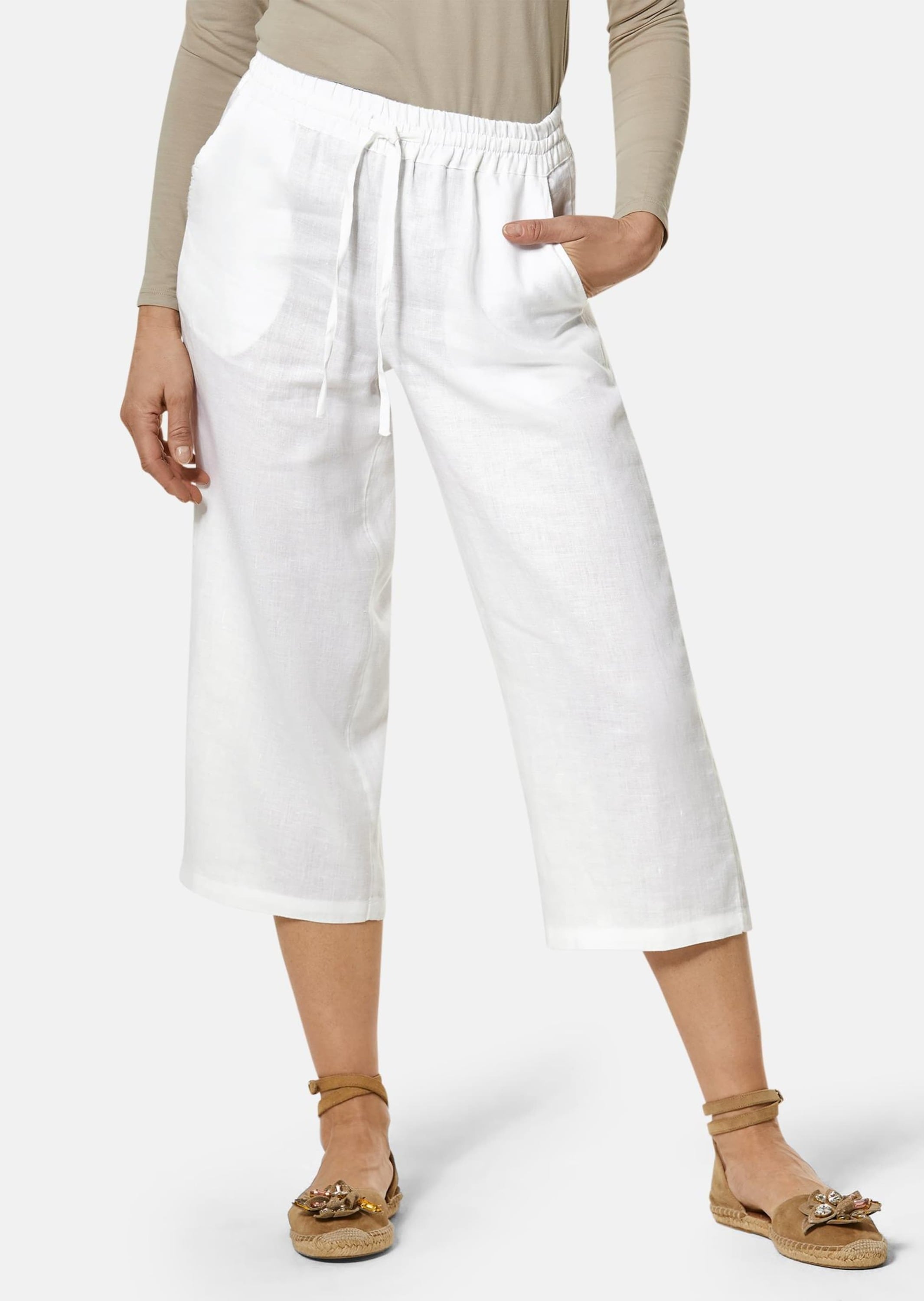 GOLDNER 2-in-1-Hose »Leinenhose Leinenhose«
