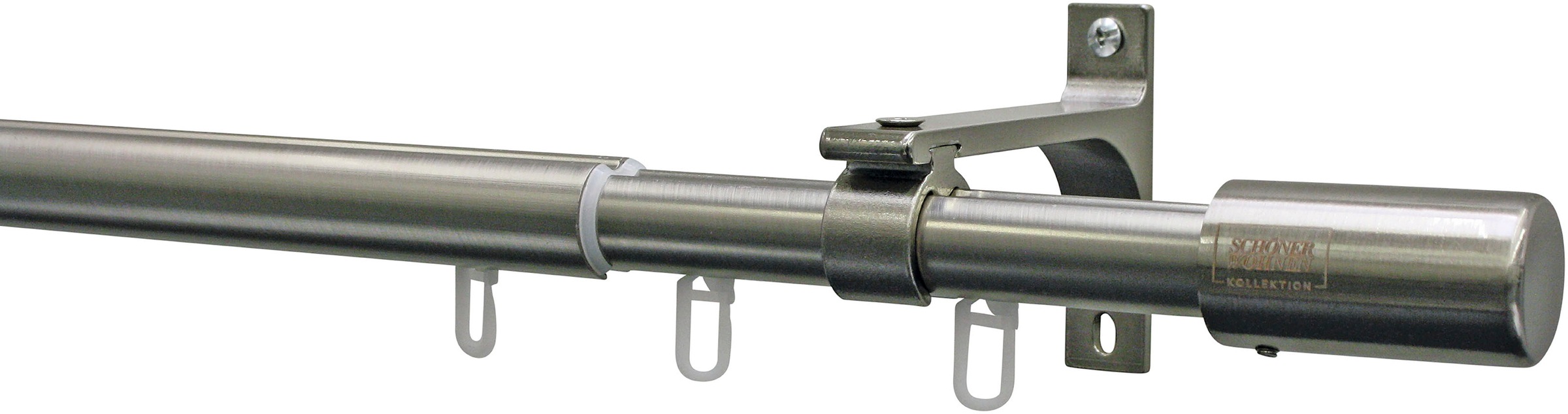 SCHÖNER WOHNEN-Kollektion Gardinenstange "Set Mona mit Innenlauf I 1-Lauf, günstig online kaufen