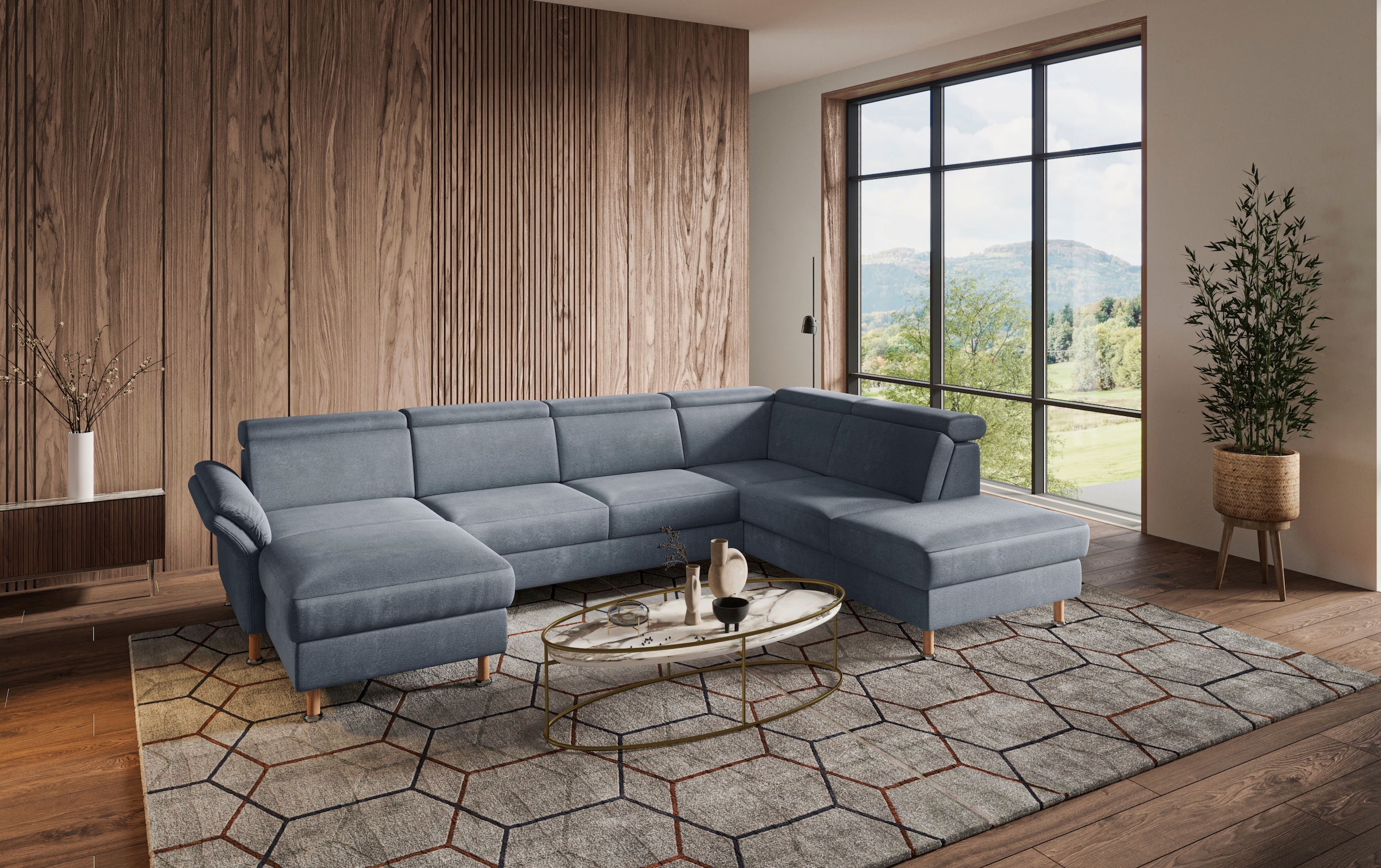 Home affaire Sofa »Calypso U-Form« patogi su motori...
