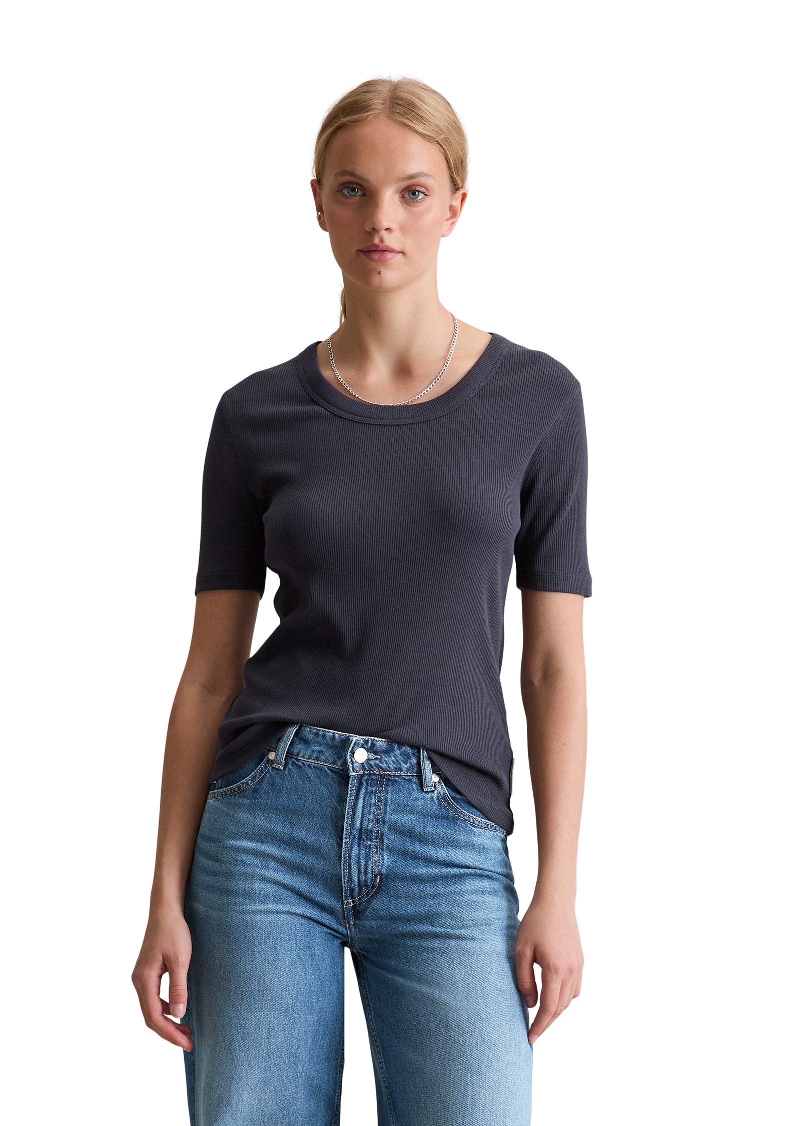 Marc OPolo DENIM T-Shirt "aus softem Bio-Baumwolle-Modal-Stretch-Jersey" günstig online kaufen