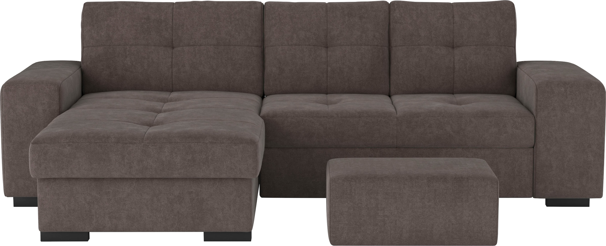 COTTA Ecksofa "Mattina L-Form", mit Hocker, wahlweise mit Bettfunktion & Be günstig online kaufen