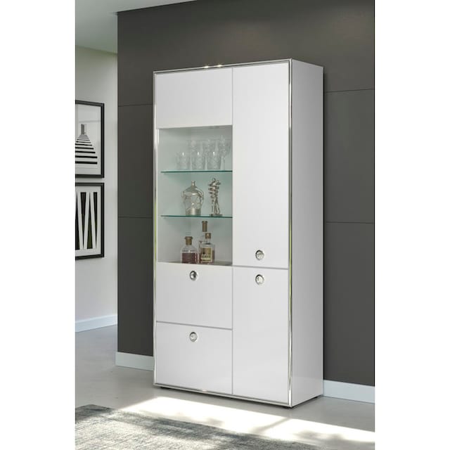 trendteam Drehtürenschrank »Infinity«, elegante | Hochglanzoptik Italien aus BAUR