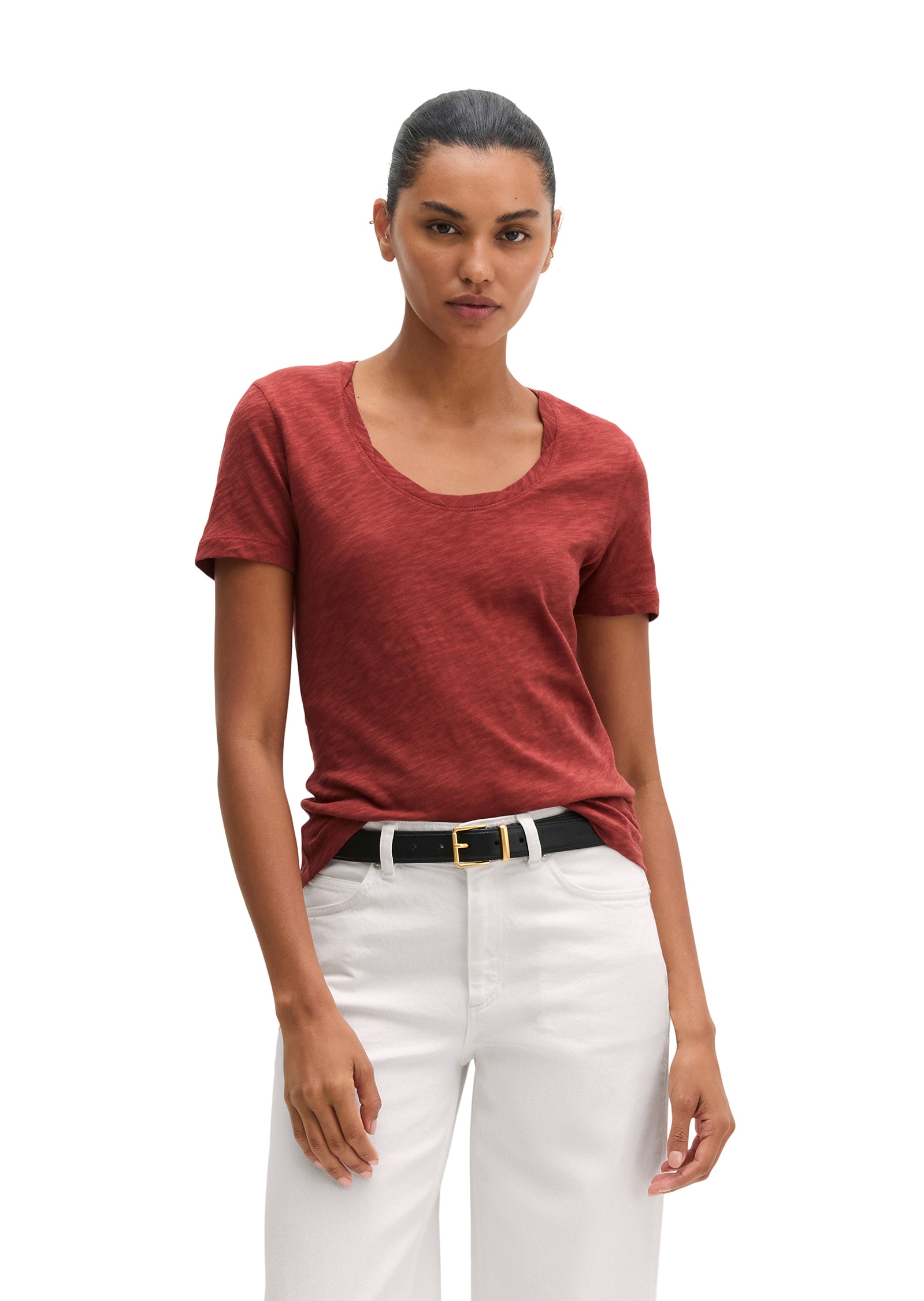 Marc O'Polo T-Shirt »aus Slub-Jersey«