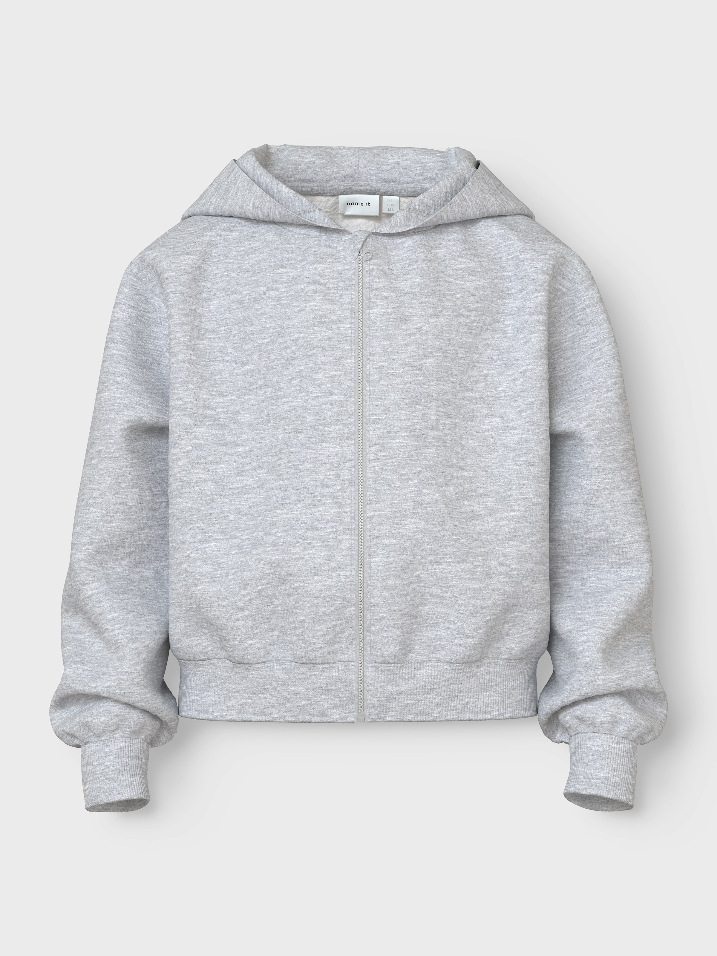 Name It Kapuzensweatjacke »NKFMILLE SHORT NREG SWE CARD WH UNB NOOS«