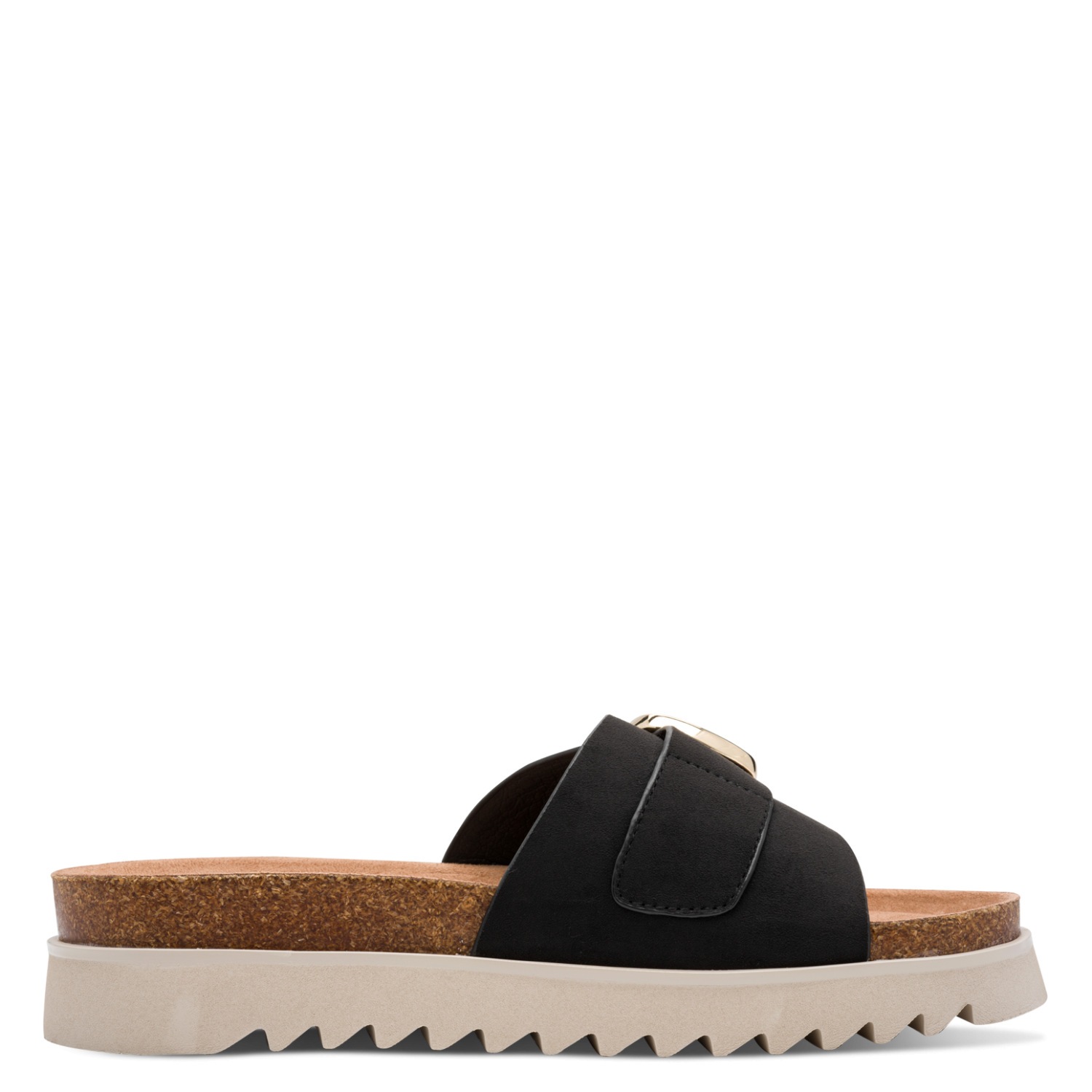 Tamaris Pantolette  Sommerschuh, Plateauschuh mit modischer Schnalle,