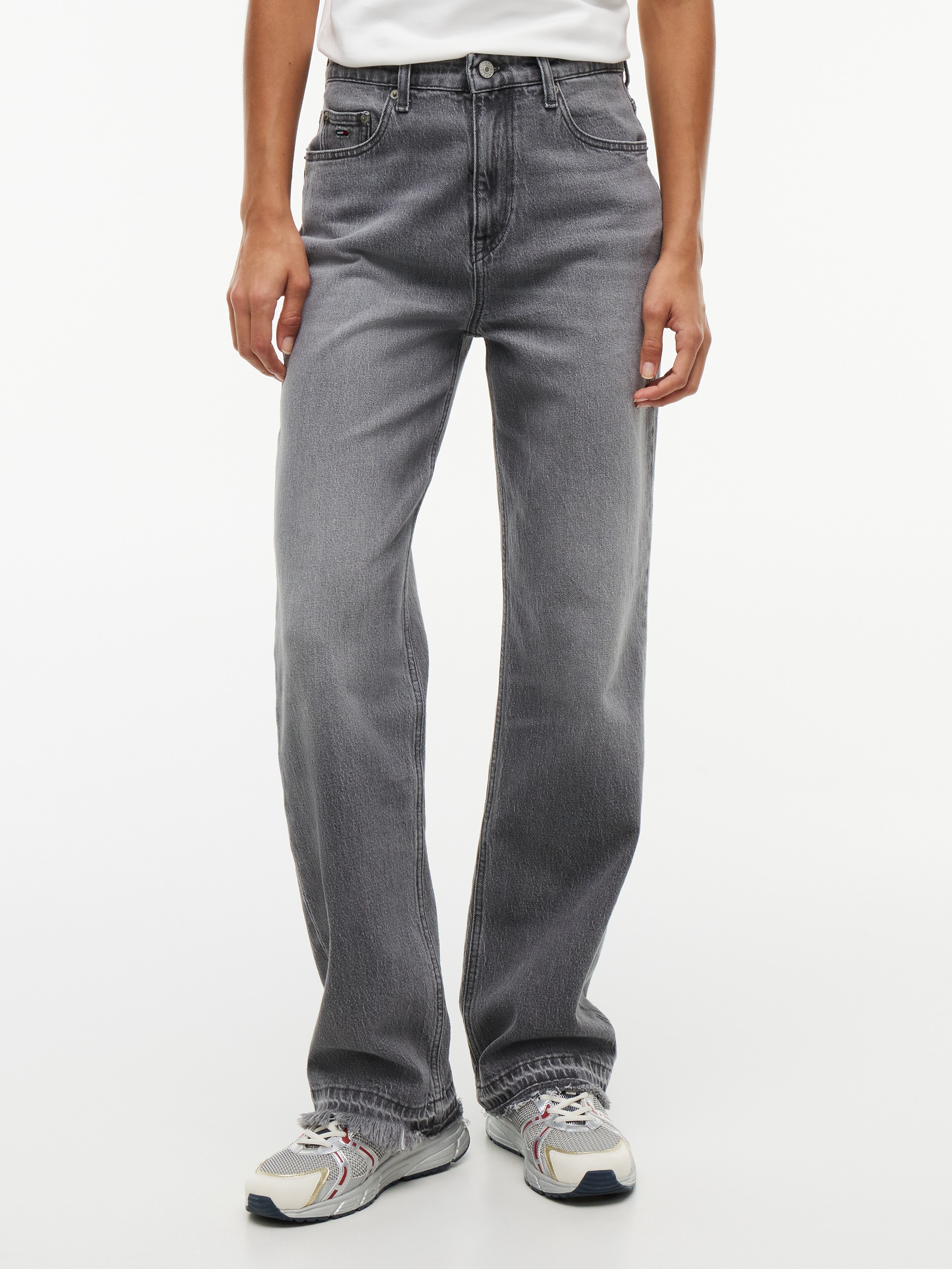 Tommy Jeans Straight-Jeans "LAYLA HIGH RISE STRAIGHT DJ0177" Baumwollmischung, straight fit