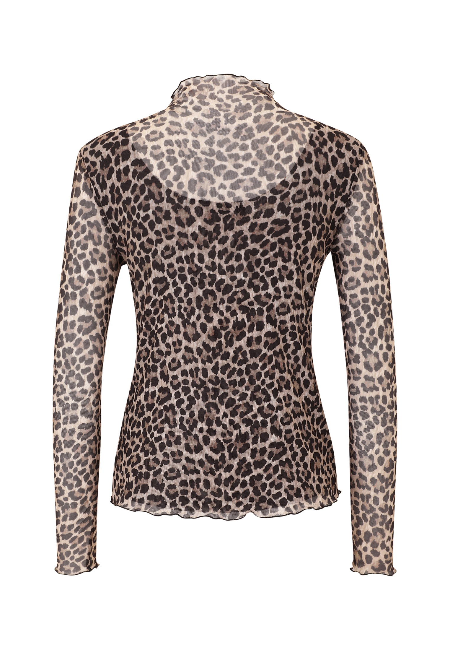 Thumbnail - Zero Kurzarmshirt "Damen mit Stehkragen" 1 tlg. Rüschen