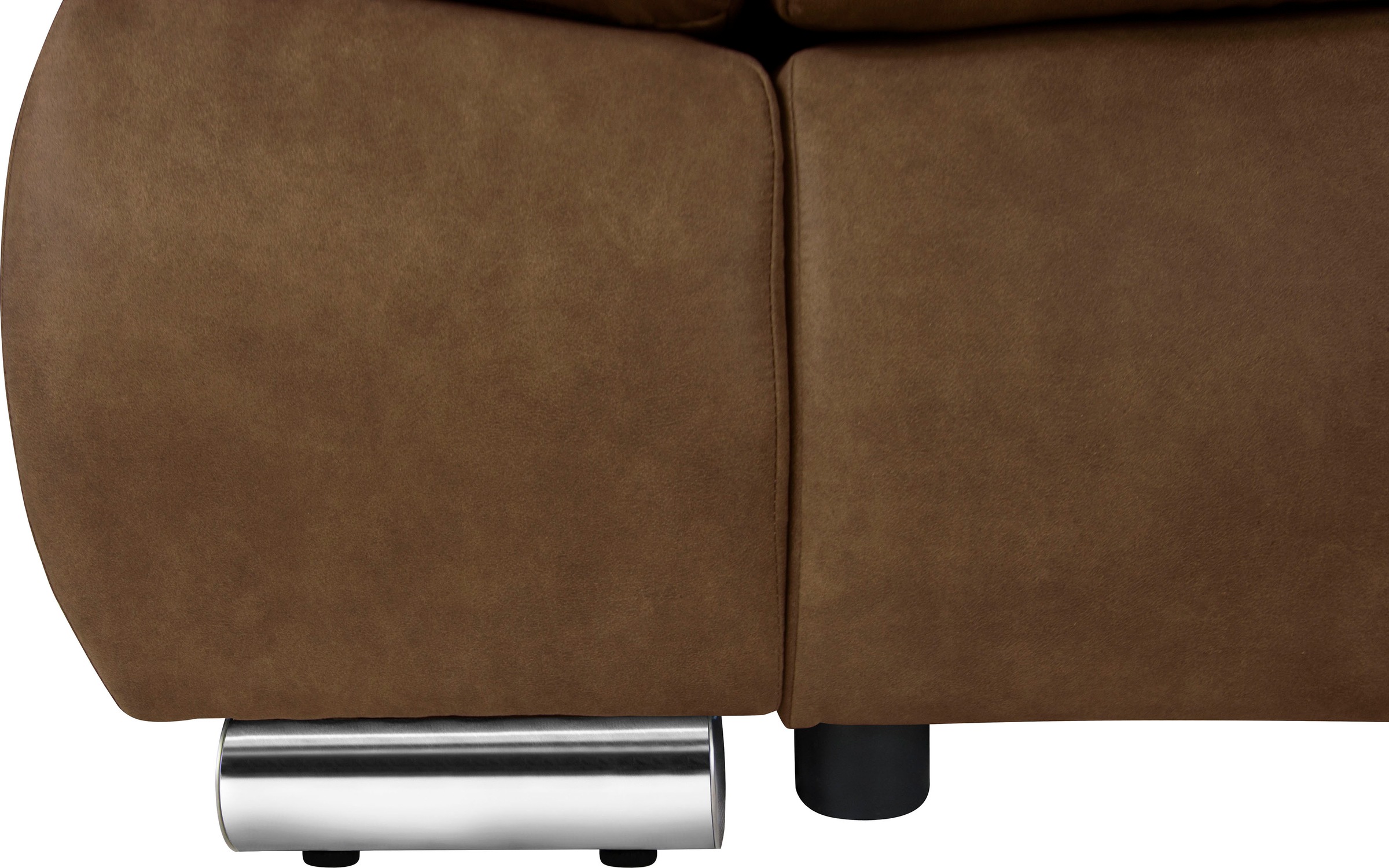Home affaire Ecksofa »Acra L-Form«, mit Bettfunktion und Bettkasten, in Mattenoptik