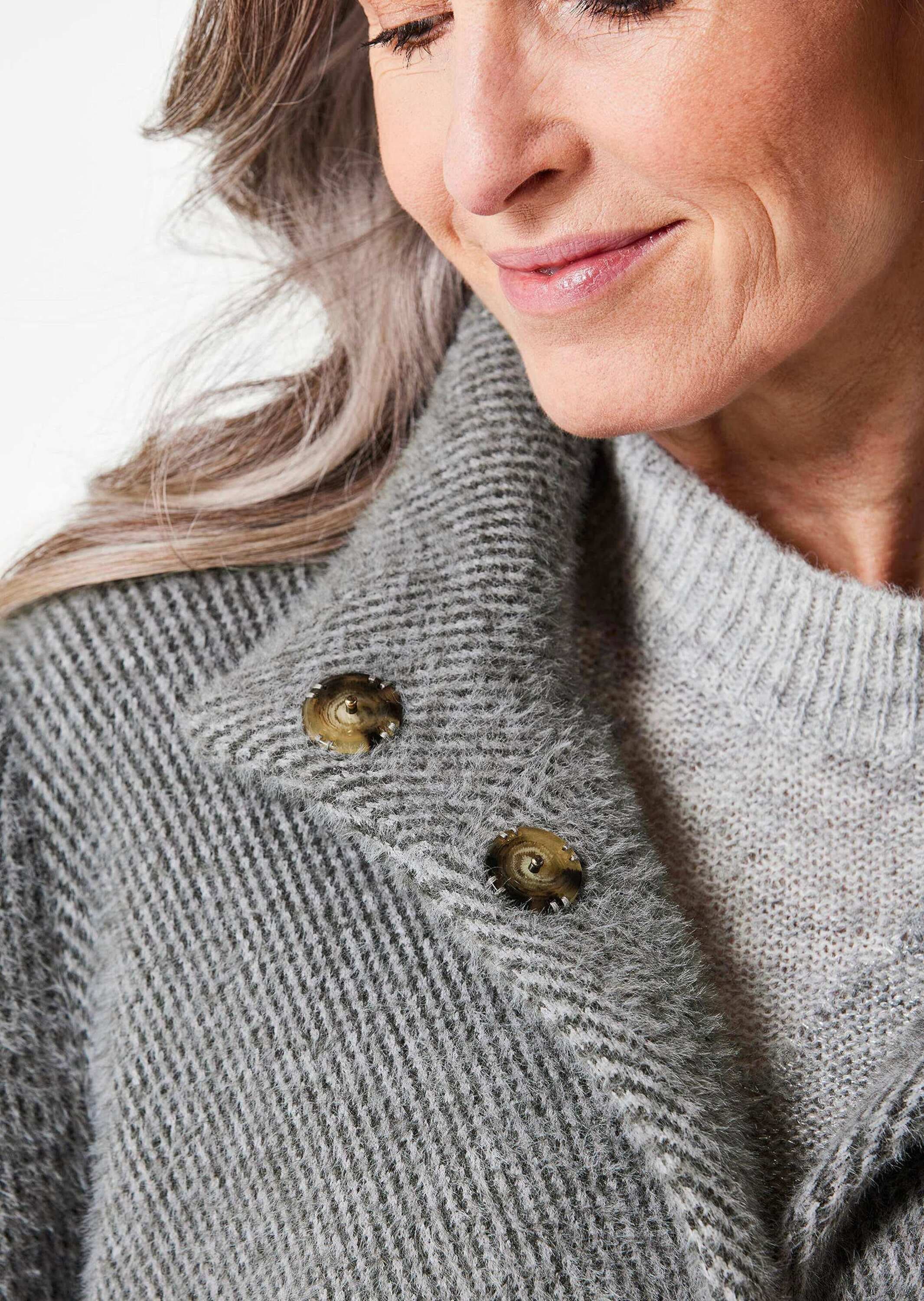 GOLDNER Kurzjacke »Kurzgröße Modische Jacke mit Strickbündchen«