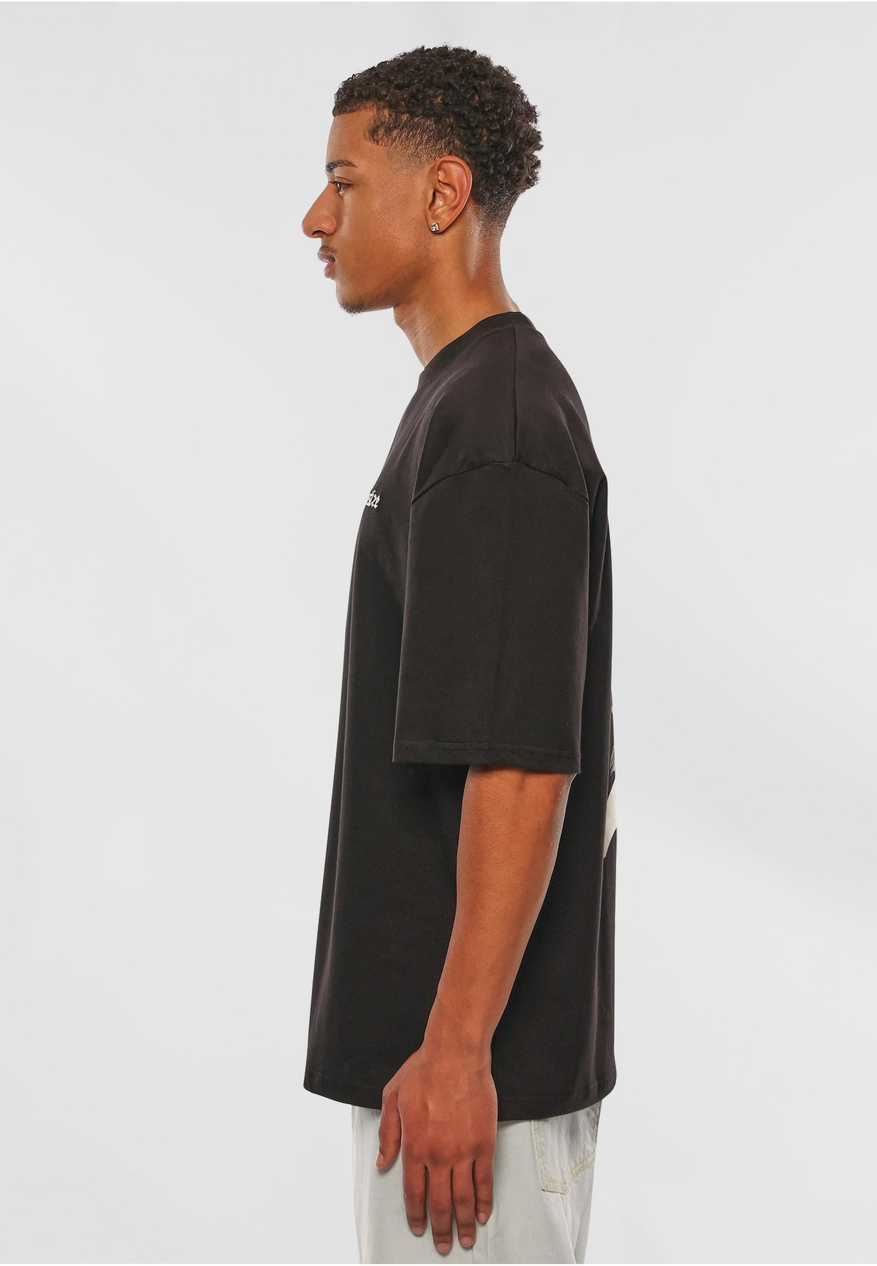 Dropsize T-Shirt »Dropsize Dropsize Heavy Oversize Bird&Roses T-Shirt«, (1 tlg.)