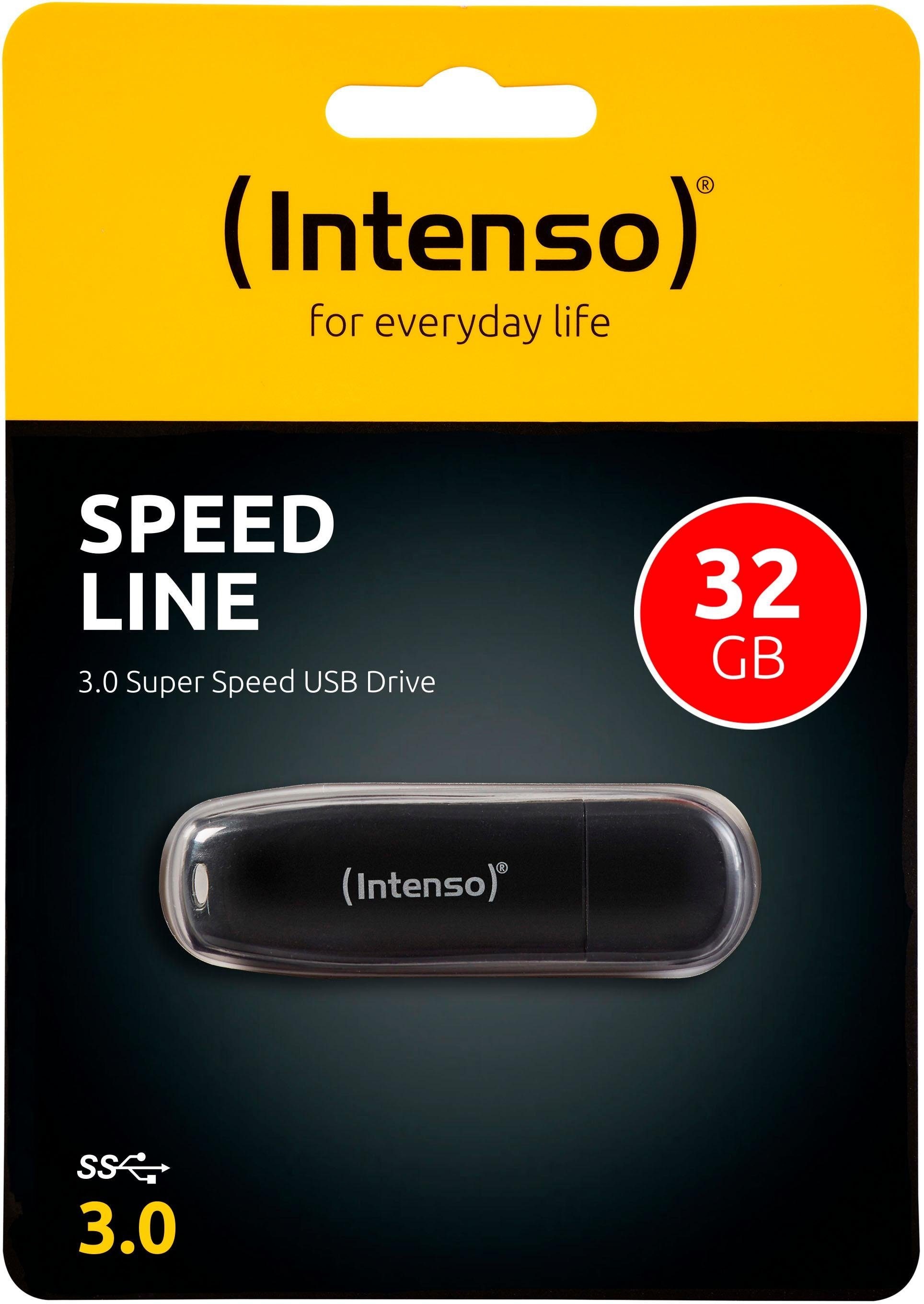 Intenso USB-Stick »Speed Line«, (USB 3.0 Lesegeschwindigkeit 35 MB/s)