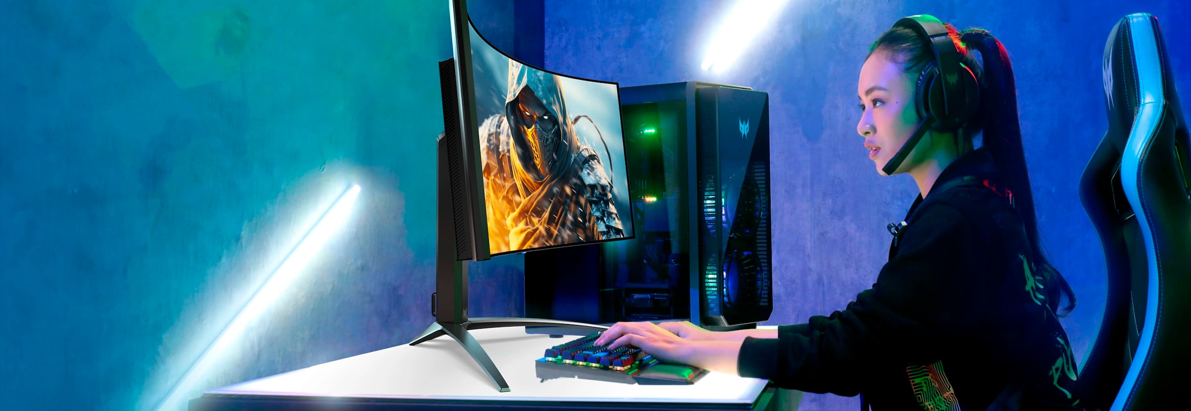 Acer OLED-Monitor »Predator X39«, 99 cm/39 Zoll, 3440 x 1440 px, UWQHD, 0,01 ms Reaktionszeit, 240 Hz