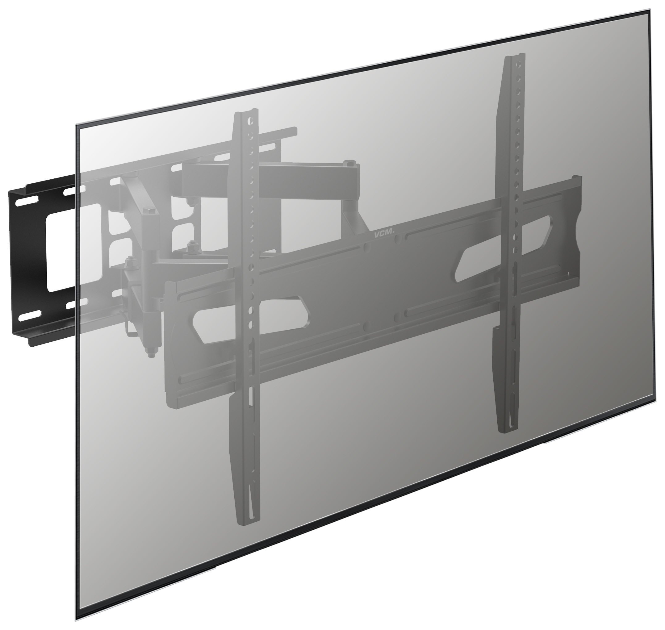 VCM TV-Wandhalterung »VCM Universal TV Halterung | VESA Wandhalterung | Halter ausziehbar schwenkbar neigbar | Belastbarkeit bis zu 25kg - B-NS600«, (VCM NS)