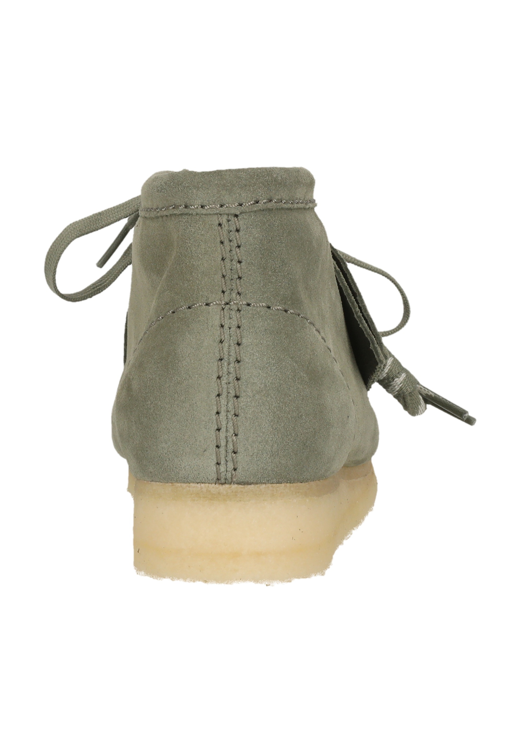 Clarks Schnürschuh »Wallabee Boot. Khaki/Green Sde«  mit ikonischer Sohle