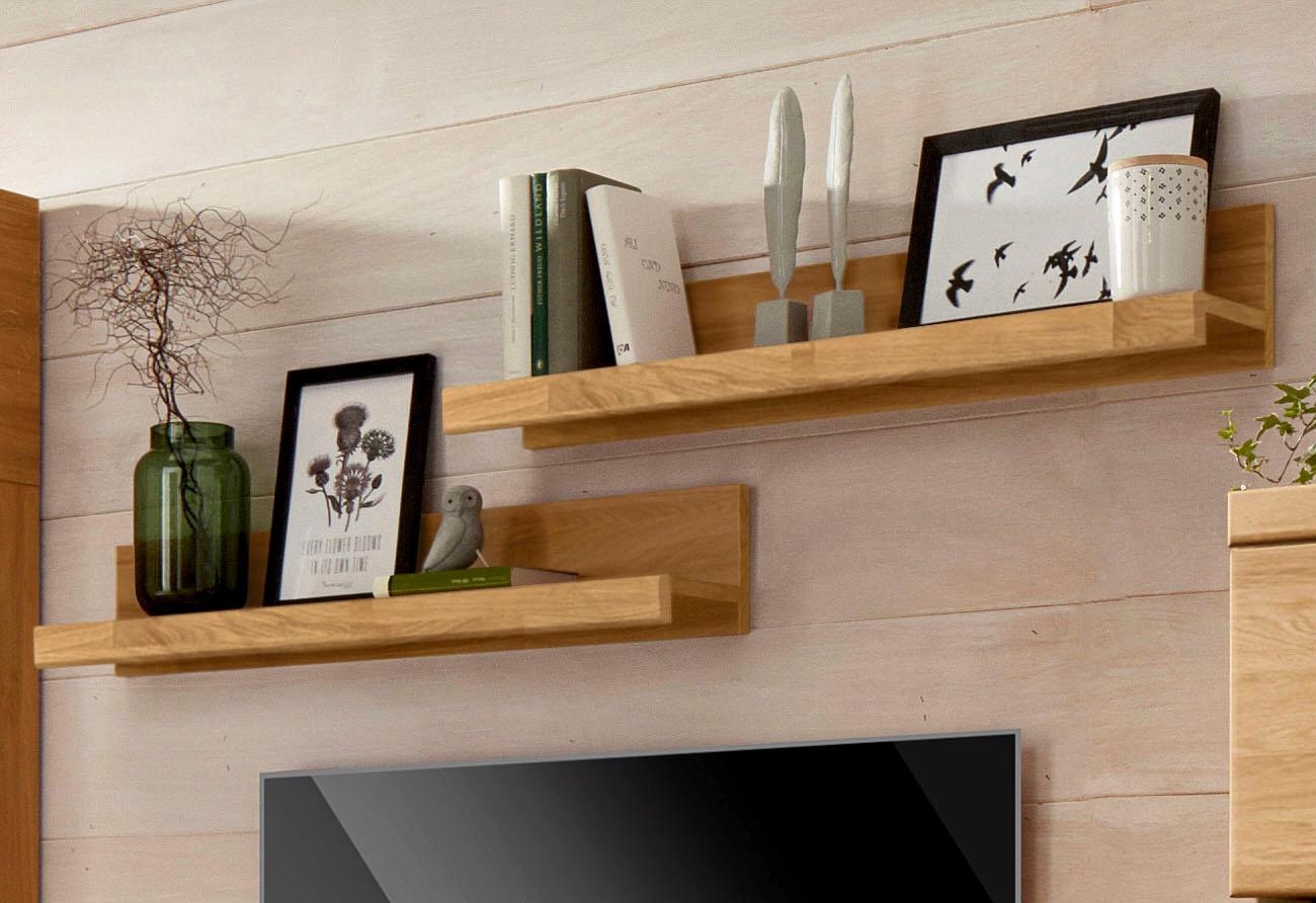 Home affaire Wandregal "Ribe,2er Set,teilmassiv mit massiver Ablagefläche, günstig online kaufen