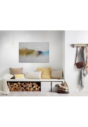 Leinwandbild »daydream 3«, Abstrakt, (1 St.), Keilrahmen Bild Farben Grau Bunt
