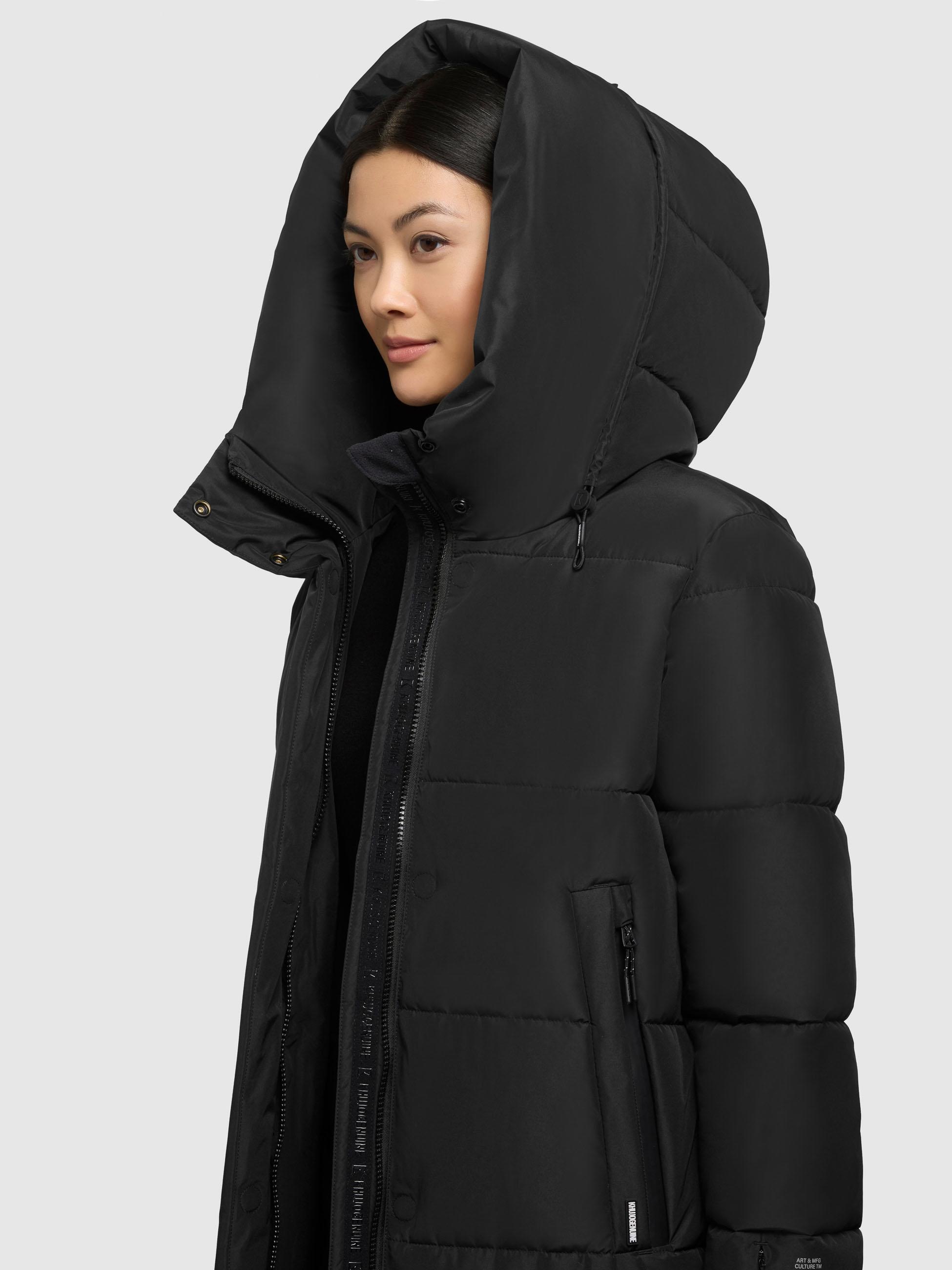 khujo Steppmantel »Soulani5 Matt« warmer Wintermantel mit Kapuze