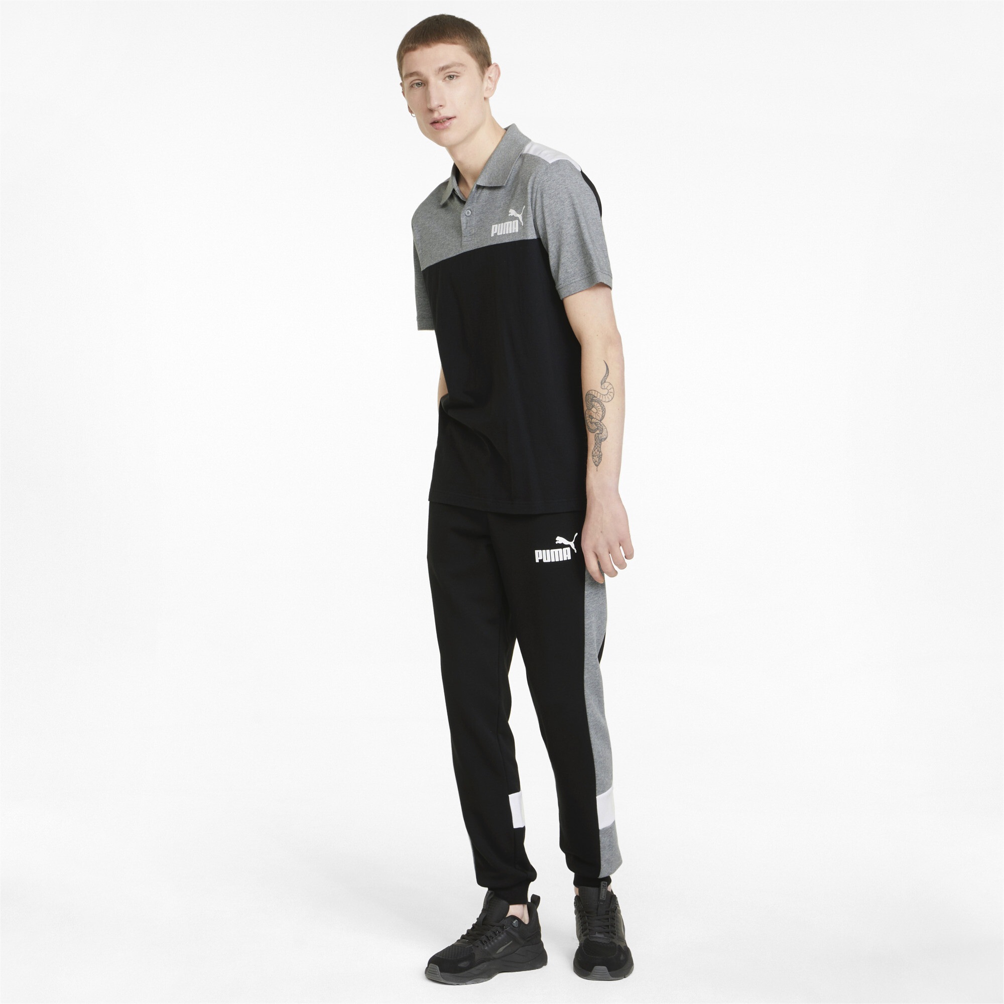 PUMA Poloshirt »Essentials+ Block Trikot Poloshirt Herren«