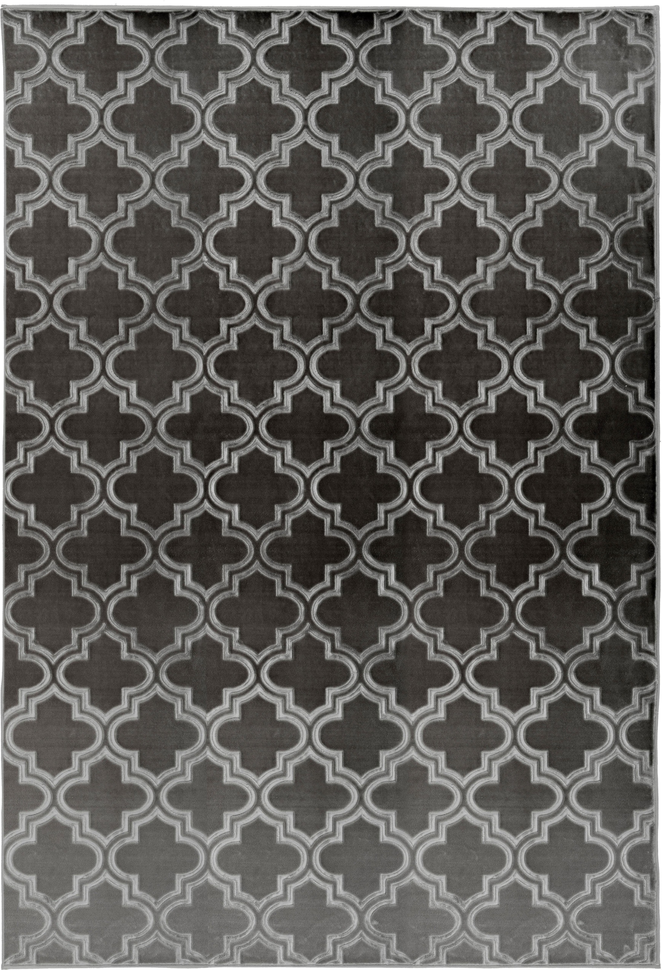 my home Teppich »Triana«, rechteckig, 7 mm Höhe, 3D-Design, geometrisches & modernes Design, Kurzflor, kuschelig