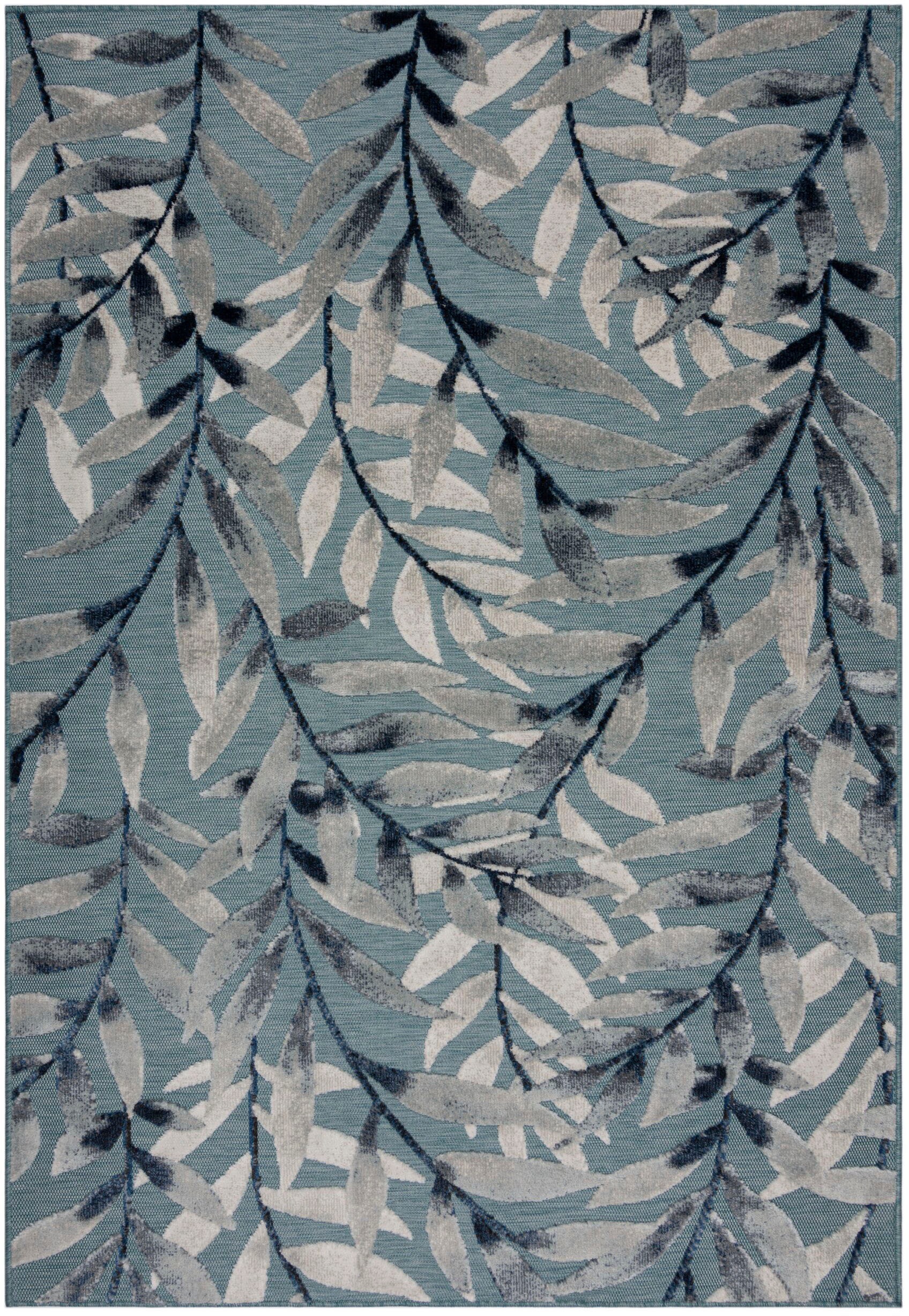 FLAIR RUGS Teppich "Willow" rechteckig 2 mm Höhe Outdoor geeignet, Hoch-Tie günstig online kaufen