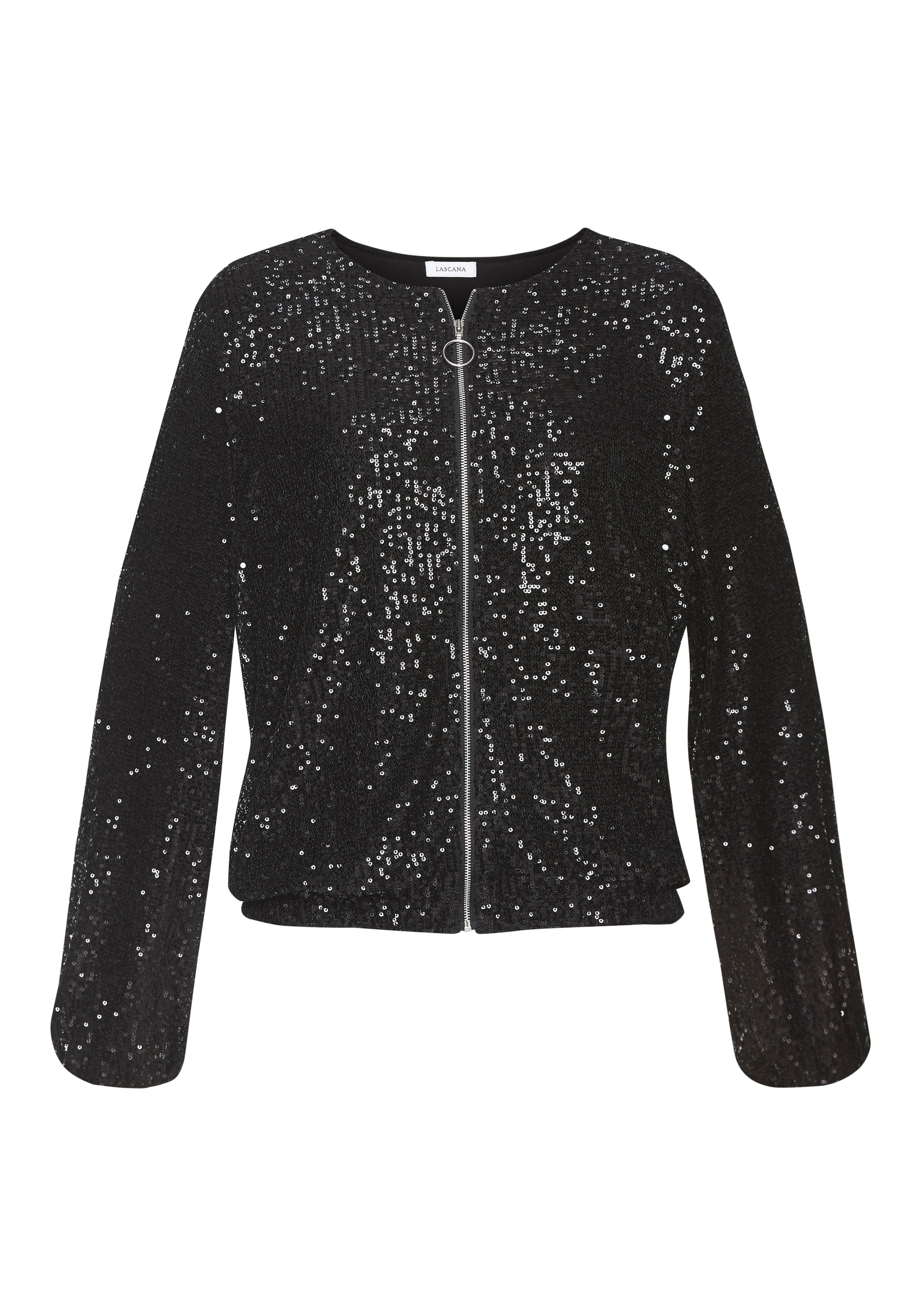 LASCANA Blouson, mit Pailletten, festliche Bomberjacke, Paillettenjacke