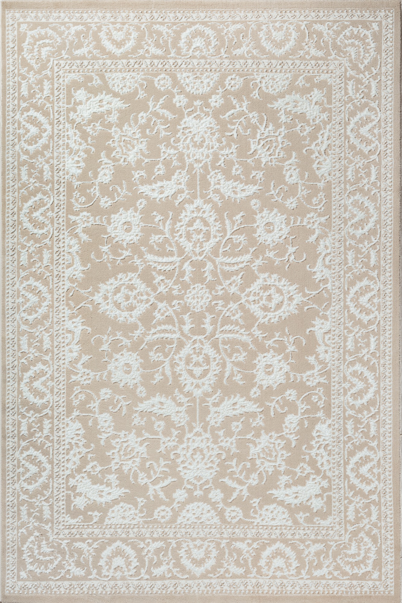 Sanat Teppich »Harmony 3221, auch als Läufer und rund« rechteckig 12 mm Höhe Wohnzimmer, Kurzflor, modern,  Orient Optik, Schlafzimmer