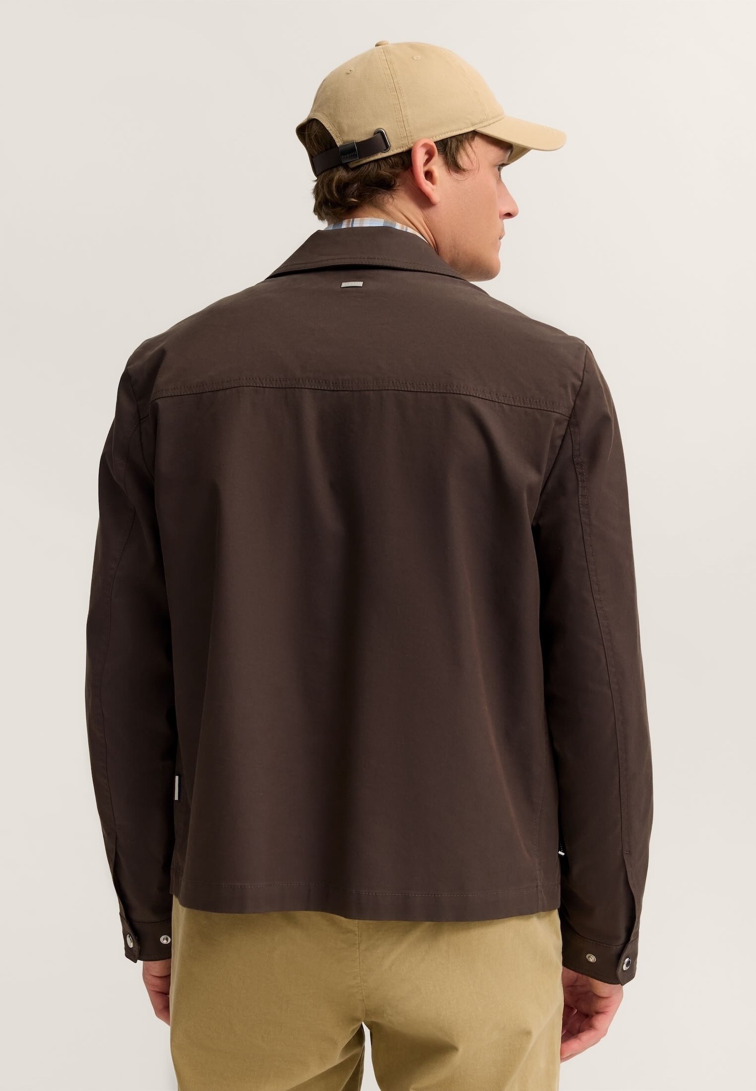 bugatti Hemdjacke "Regular Fit" mit Stretch und Struktur günstig online kaufen