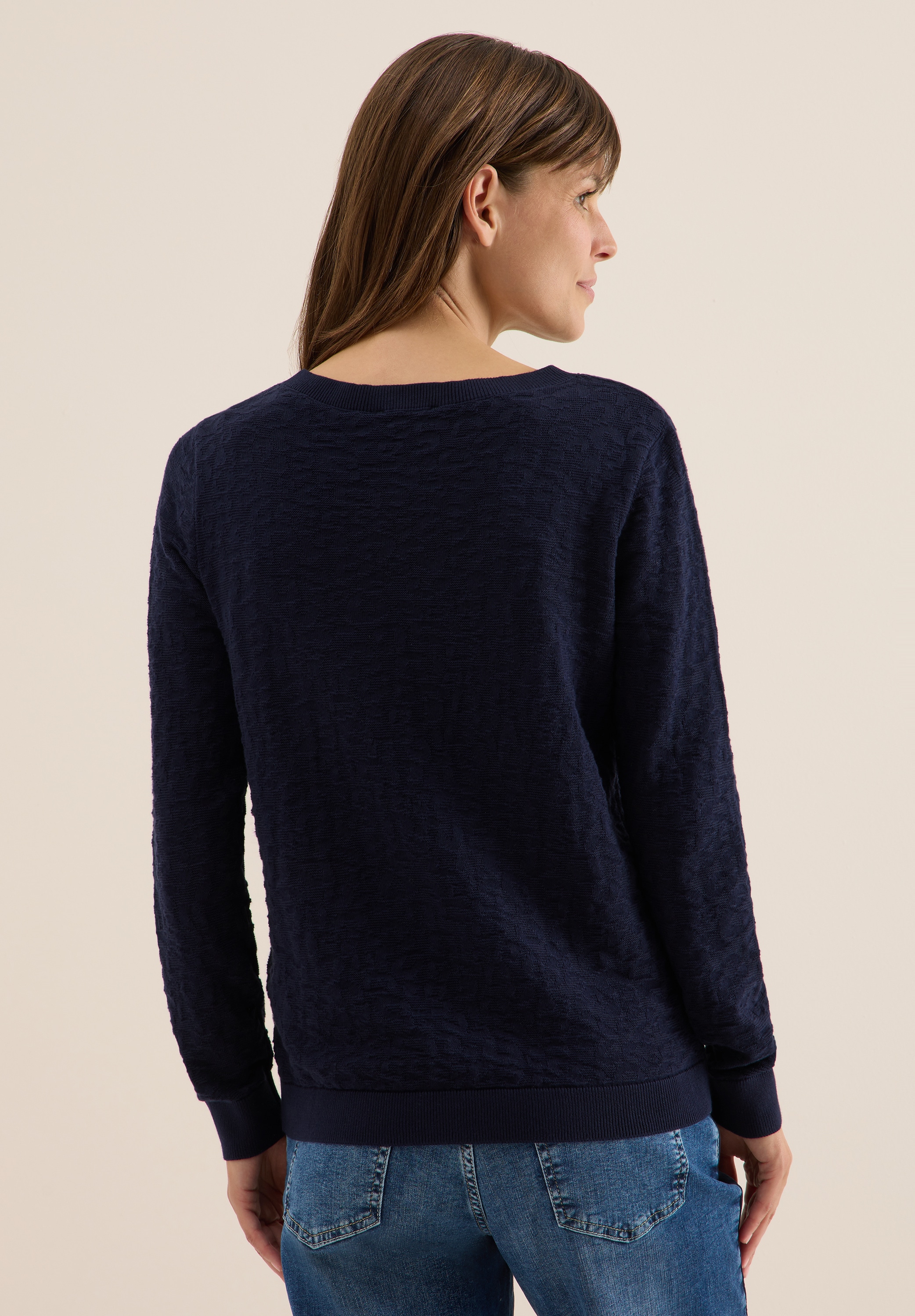 Cecil Strickpullover, aus reiner Baumwolle