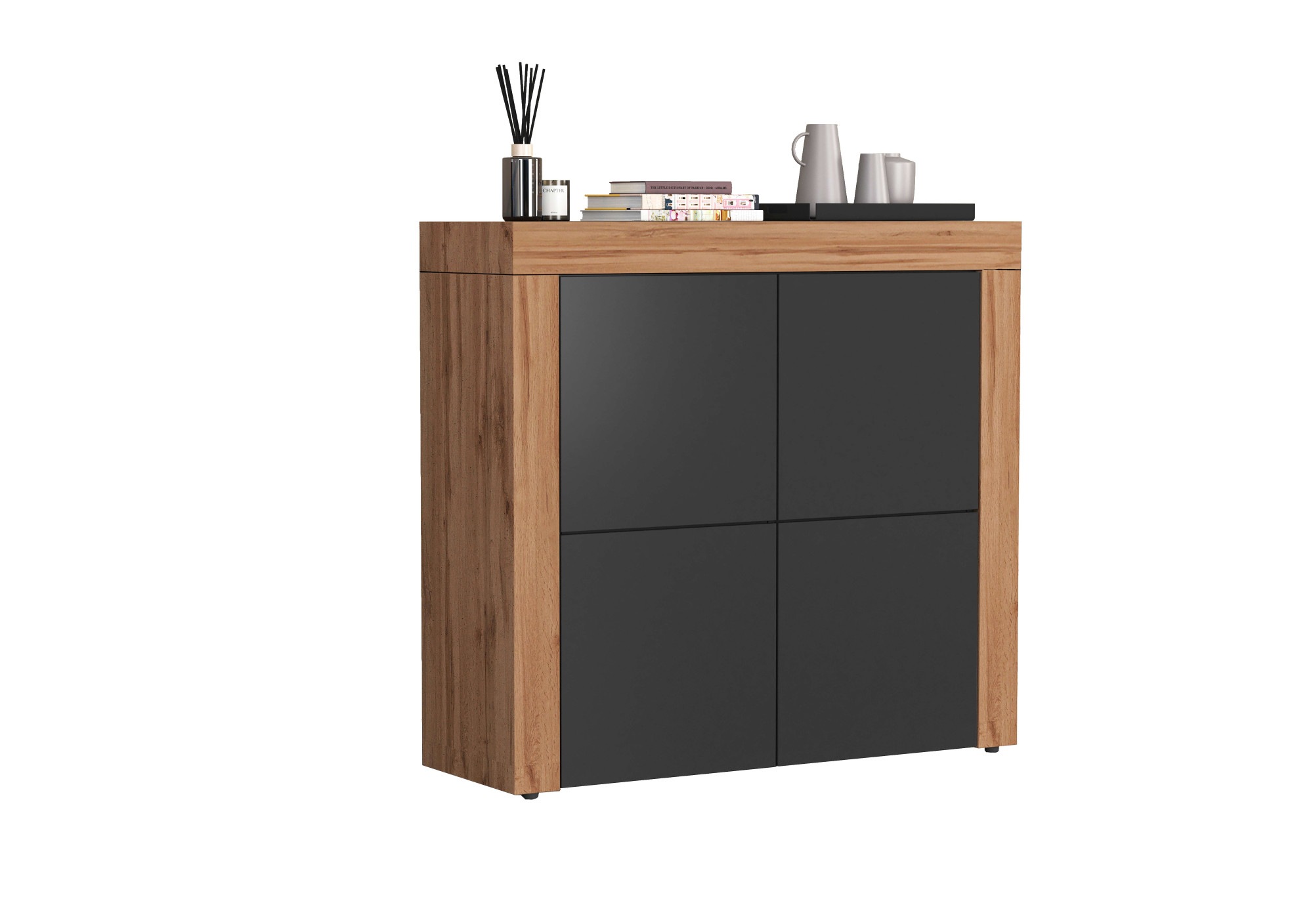 INOSIGN Highboard "CHRONOS Breite 140 cm mit 4 Türen und 8 Fächer Made in I günstig online kaufen