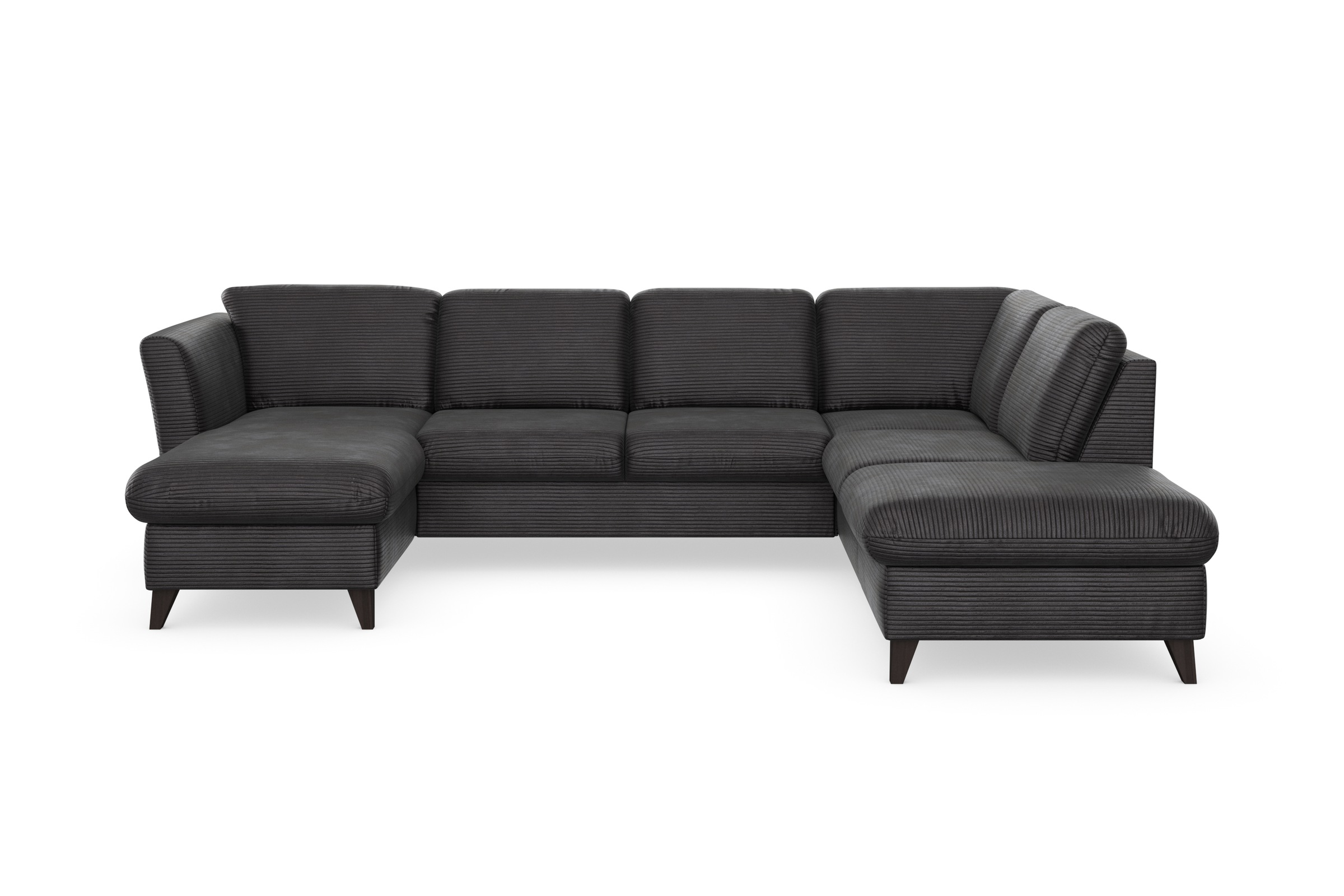 Home affaire Wohnlandschaft "Trelleborg U-Form" wahlweise mit Bettfunktion günstig online kaufen