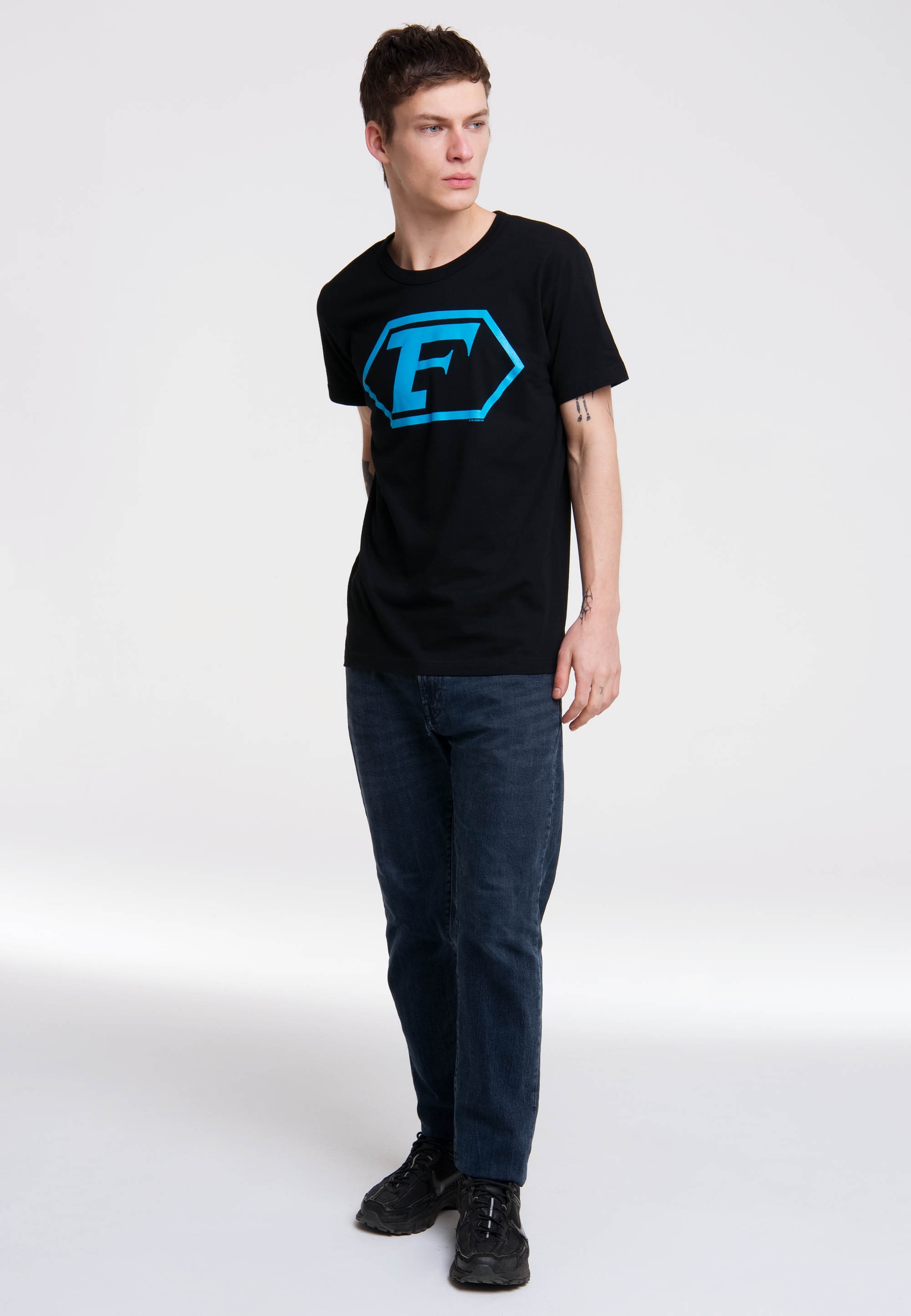 LOGOSHIRT T-Shirt »Captain Future Logo«, mit tollem Frontdruck