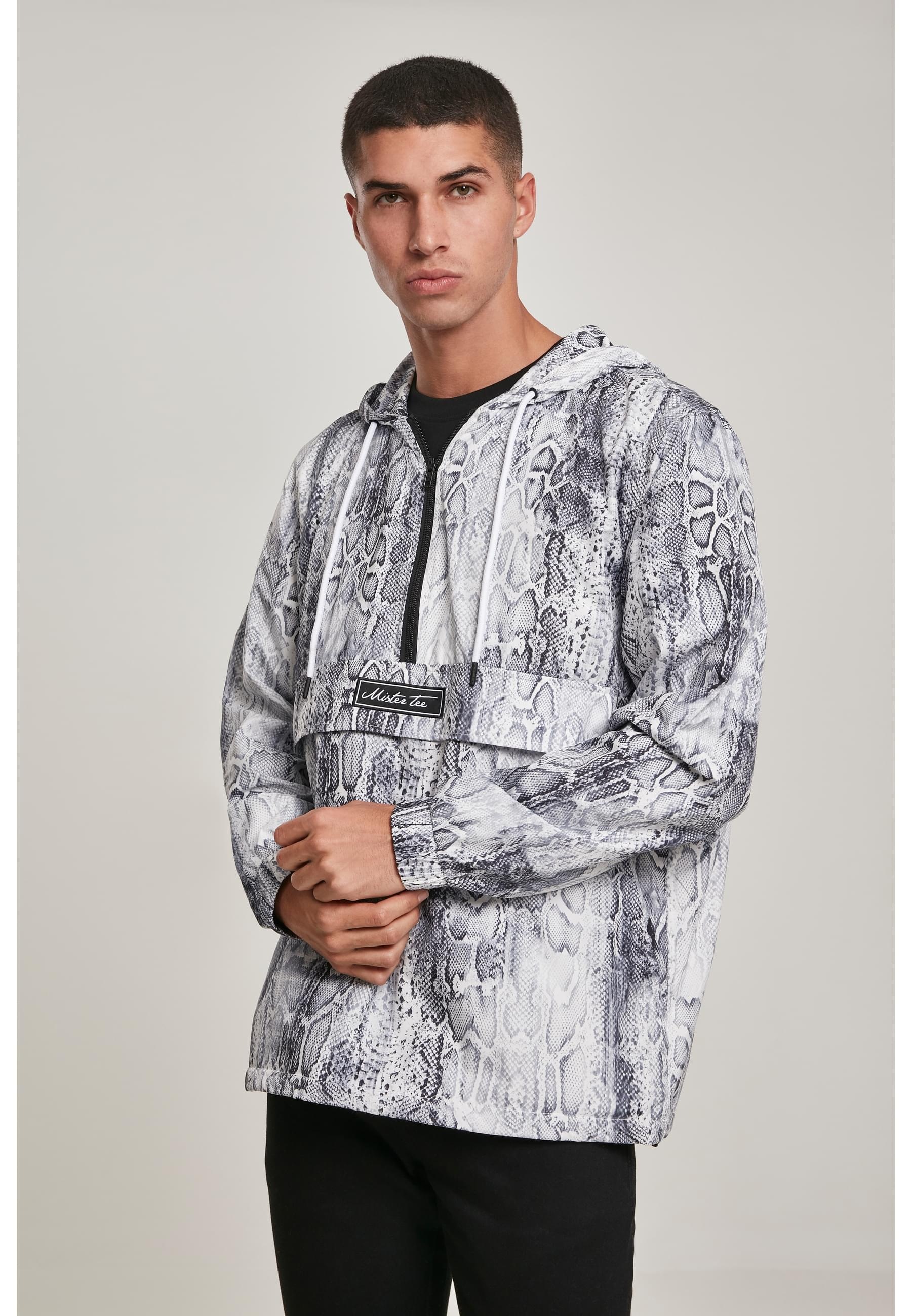 MisterTee Allwetterjacke »MisterTee Herren Mister Tee Snake Windbreaker«, (1 St.), ohne Kapuze