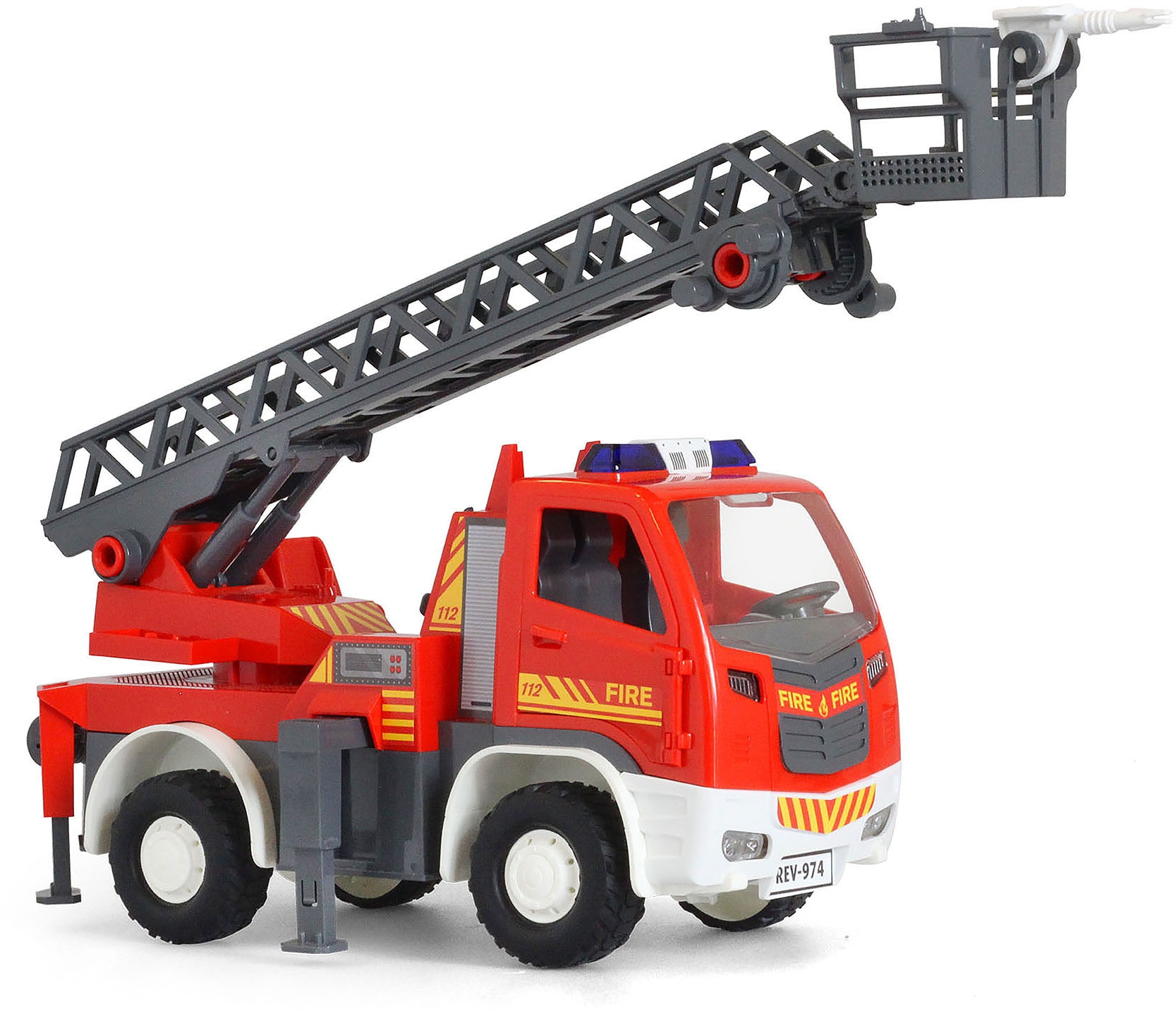 Revell® Modellbausatz »Revell First Construction, Feuerwehr-Leiterwagen«, 1:20, Made in Europe