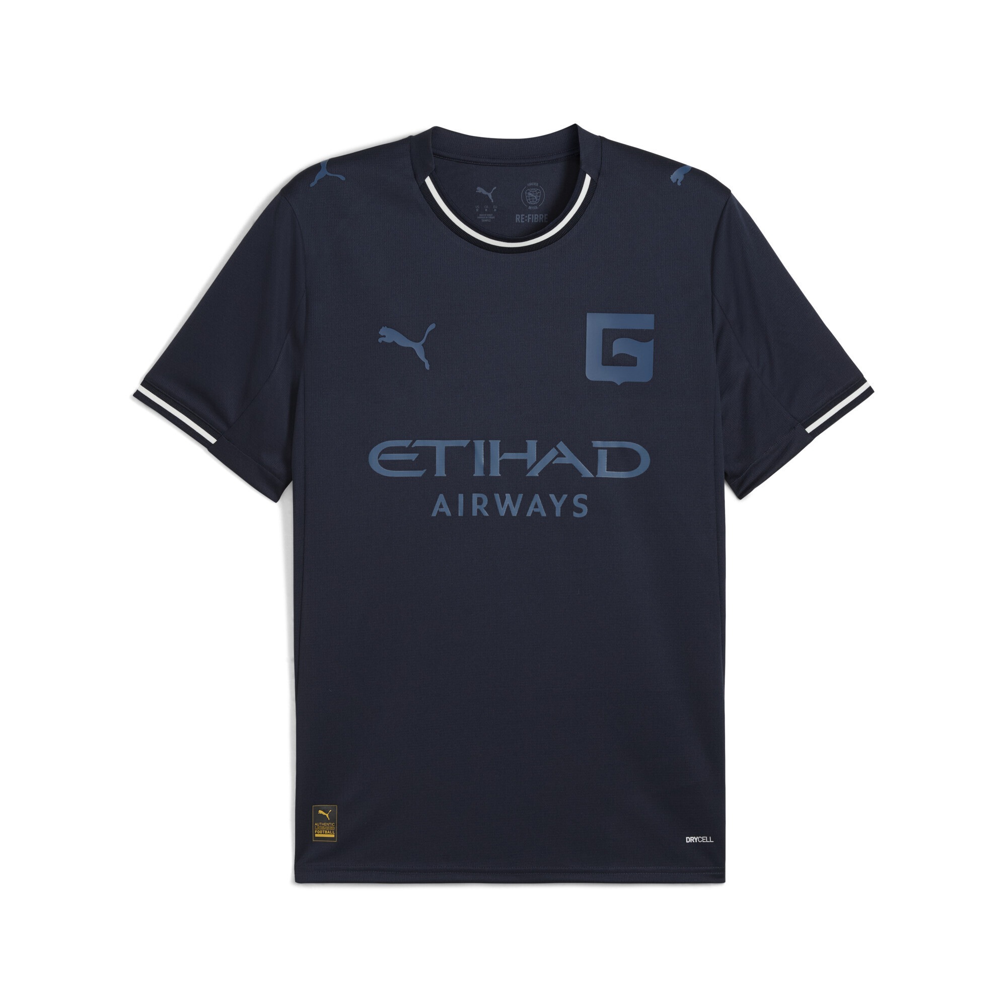 PUMA Mädchen Trainingsshirt "Girona FC 25/26 Ausweichtrikot Jugendliche", blau, Gr. 140, 100% Polyester, Shirts