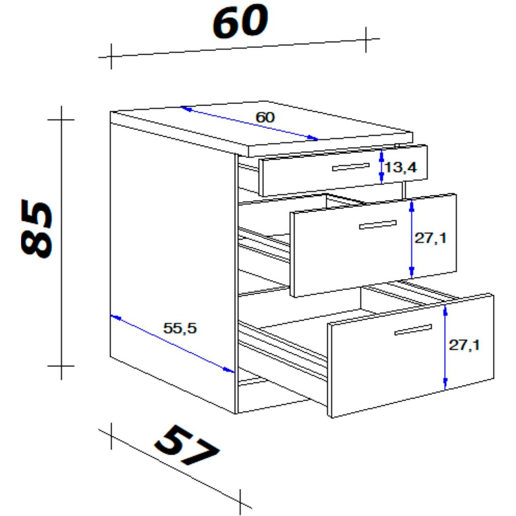 Flex-Well Unterschrank »Nano«